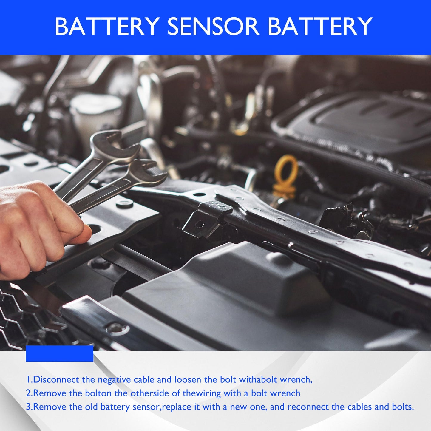 HiSport Battery Cable Terminal End Sensor - Compatible with Honda Accord 2018 2019 2020 2021 - Replace 38920TVAA01