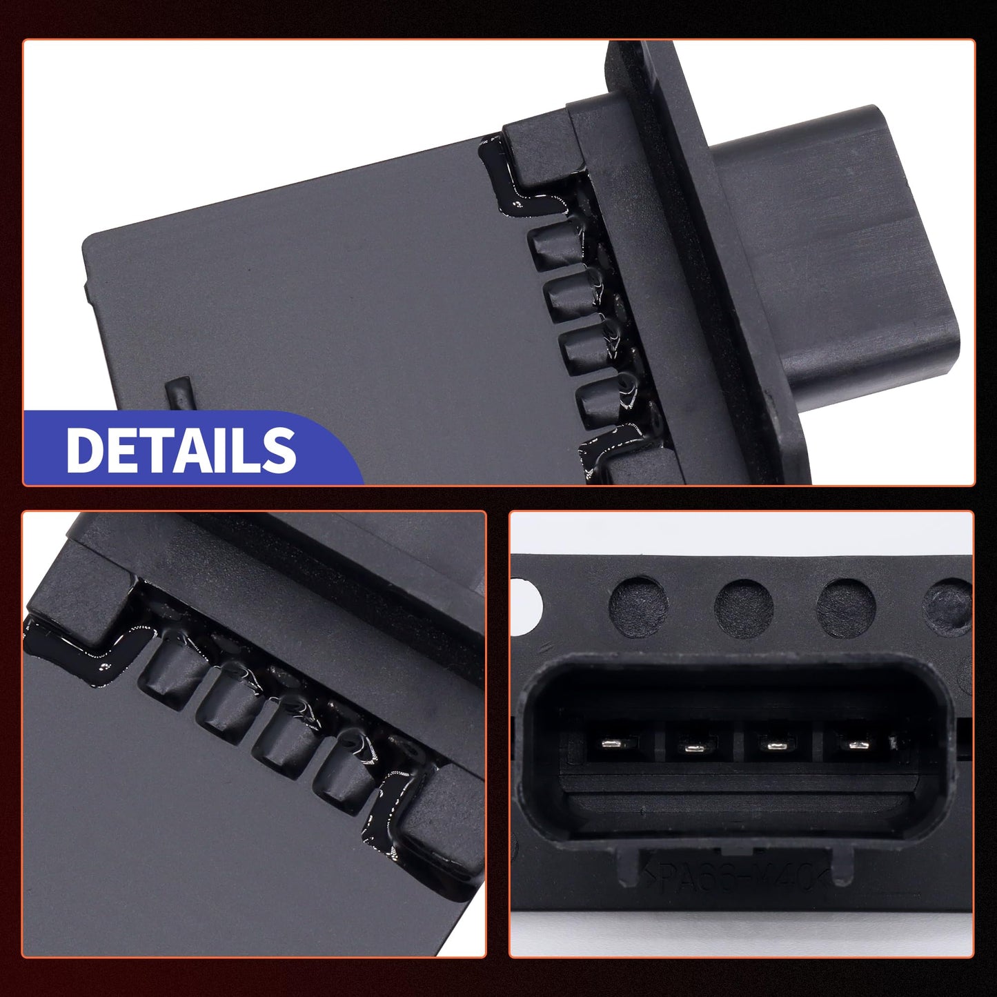 HiSport HVAC Fan Blower Motor Resistor Compatible with Ford Escape Expedition F150 F250 F350 F450 F550 & Lincoln Mark LT& Mercury Mariner Montego Monterey Replaces 3F2Z-18591-AA YH-1715