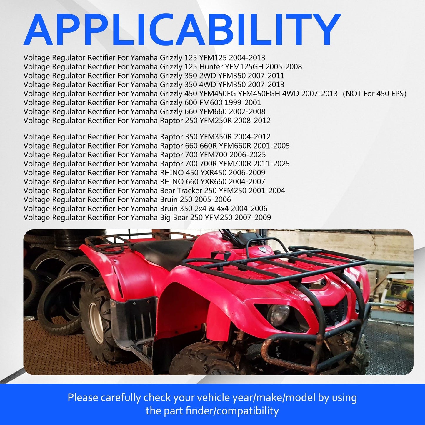 HiSport Voltage Regulator Rectifier - Compatible with Yamaha Replaces ?5GT-81960-00-00 5BN-81960-00-00 31600-HM8-003 31600-HM8-013