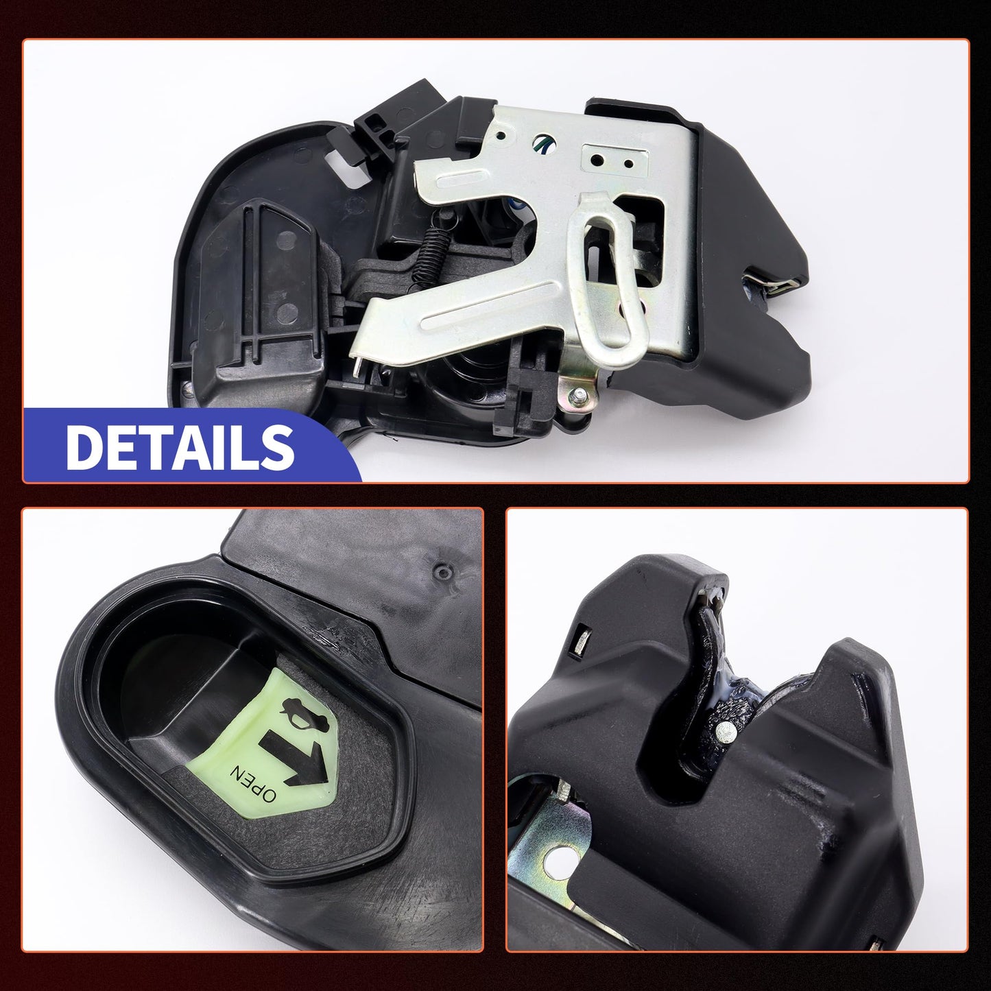 HiSport 74851SNAA22 Door Lock Actuator Rear Liftgate - Tailgate Latch Assembly Compatible with Honda Civic 2006 2007 2008 2009 2010 2011