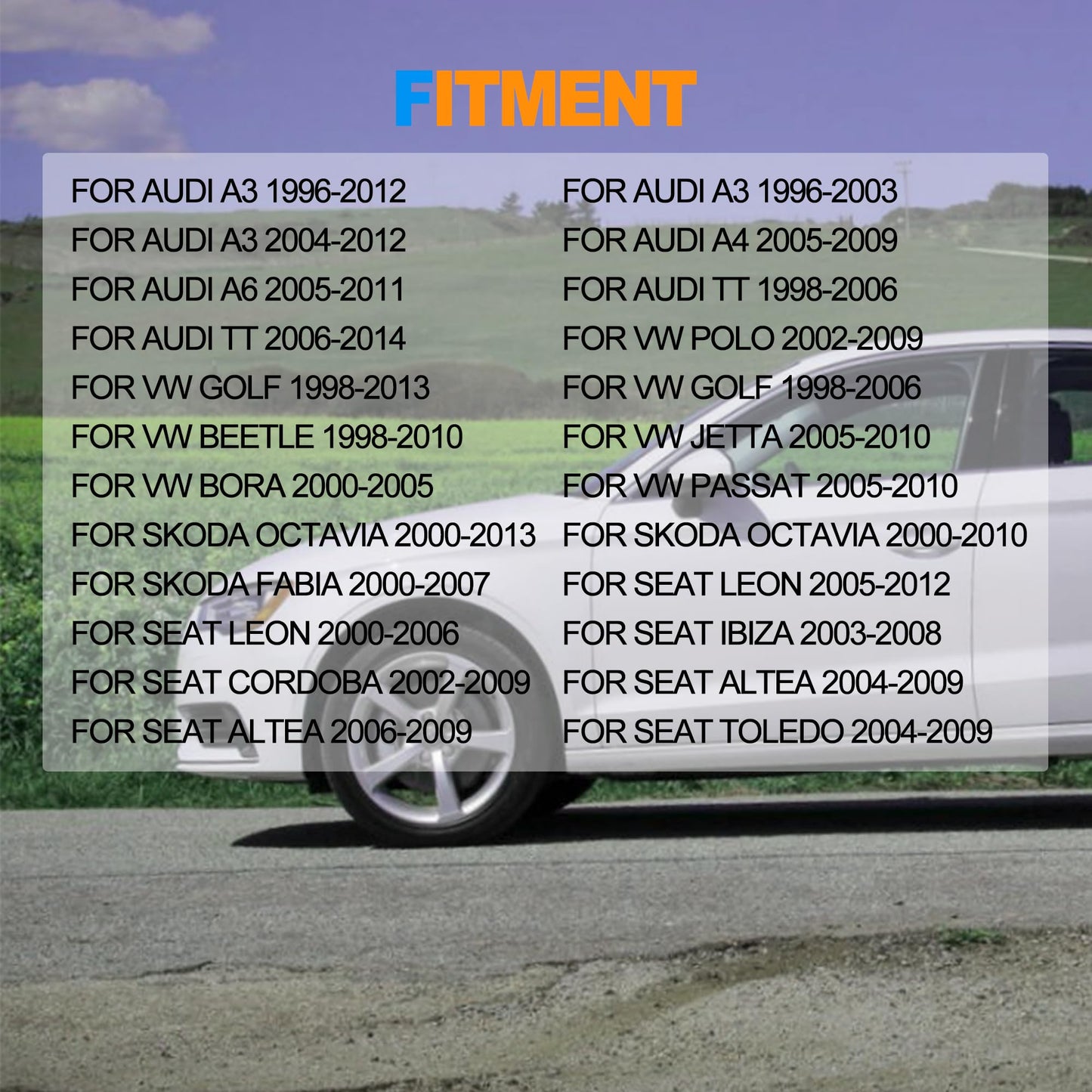 HiSport 06A906433G Crankshaft Position Sensor - Compatible with Audi A3 A4 TT | VW Beetle EOS Golf GTI Jetta Passat -Replace 06A906433L 0261210199 9177221 S10197 5S1926 SS10811 PC525