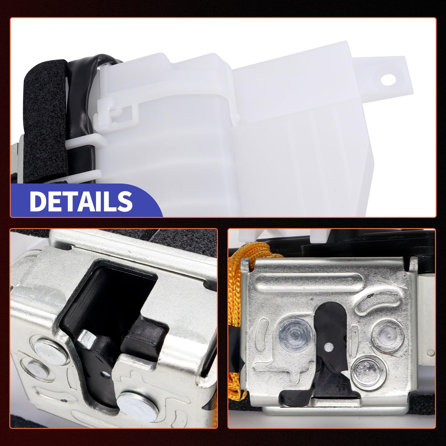 HiSport 69110-35080 Trunk Latch Tailgate Lock Actuator Compatible with Toyota 4Runner 2010-2020 Sport Utility, Replacement for 9110-35080, 69110-35081, 69110-35082