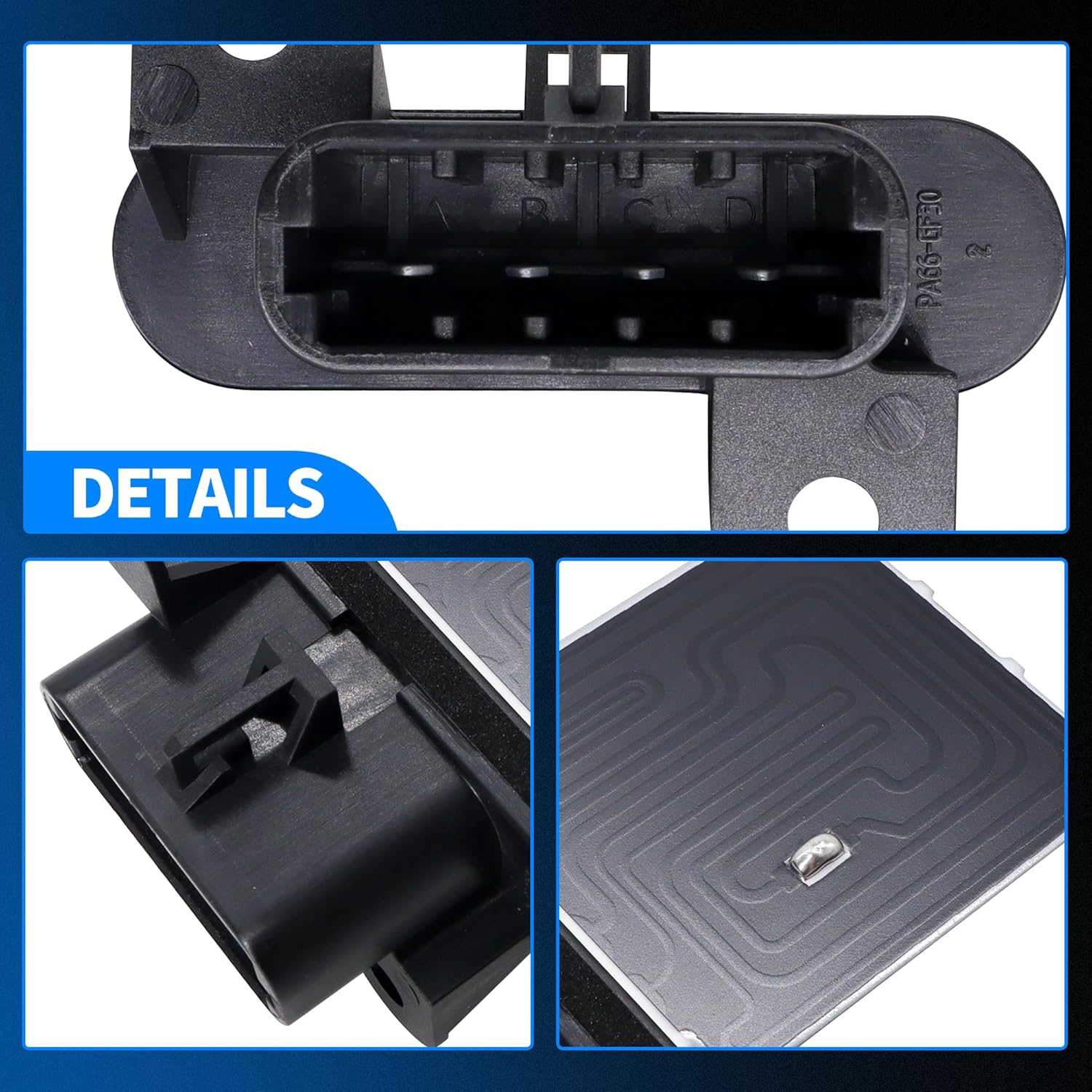 HiSport 8713804050 8713804052 HVAC Heater Blower Motor Fan Resistor Compatible with Toyota Tacoma 2005-2017