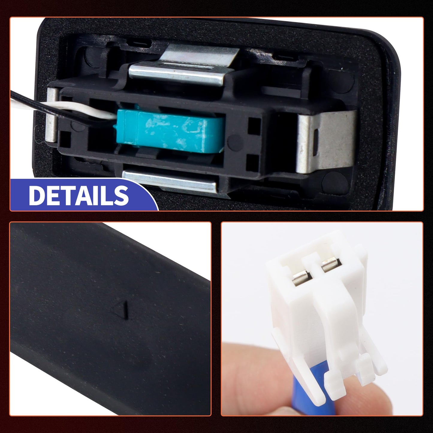 HiSport Rear Tailgate Handle Release Trunk Switch - Compatible with Kia Optima Forte Cadenza Optima Hybrid Replaces 81260-2G000 812602G000