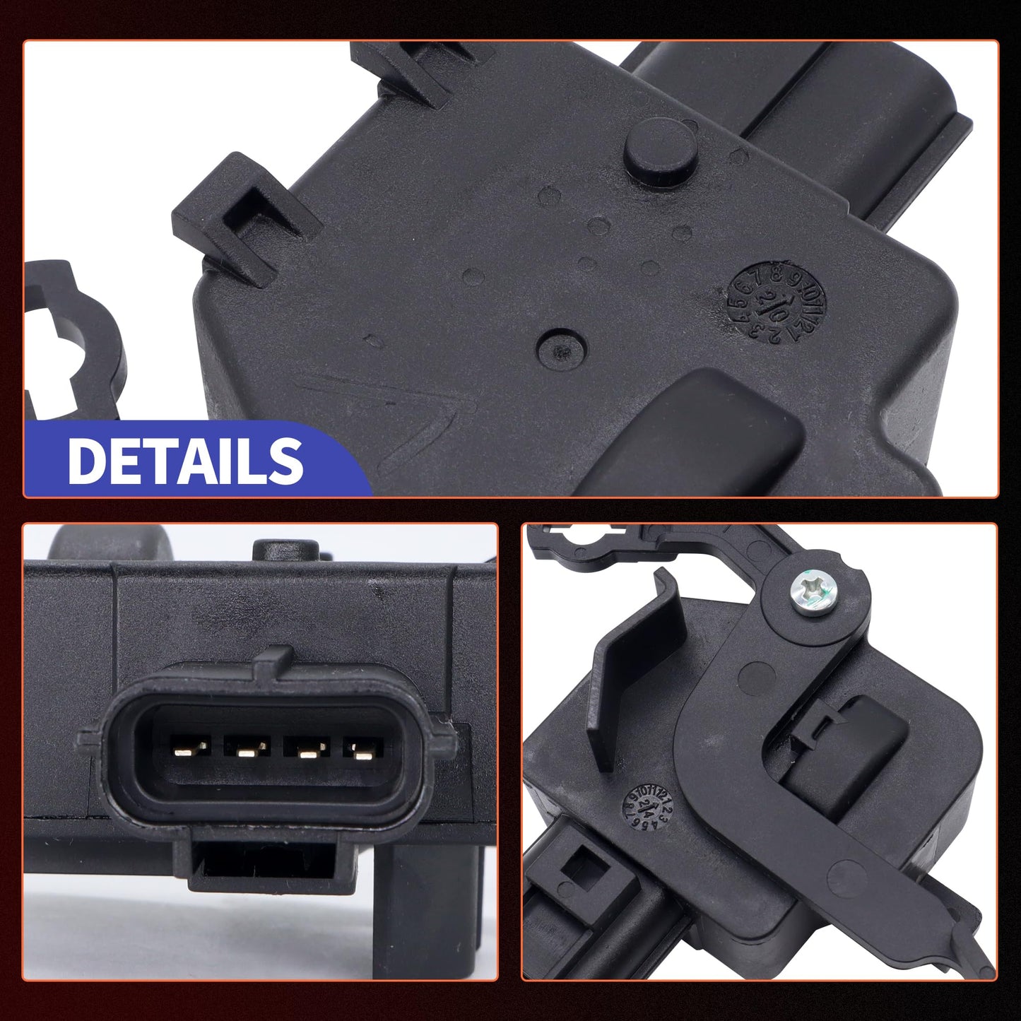 HiSport 746-260 Trunk Latch Tailgate Door Lock Actuator Compatible with Jeep Grand Cherokee 4.0L 4.7L 1999 2000 2001 2002 2003 2004 Replacement for 746260 5018479AA 5018479AB 5086388AA SK746260