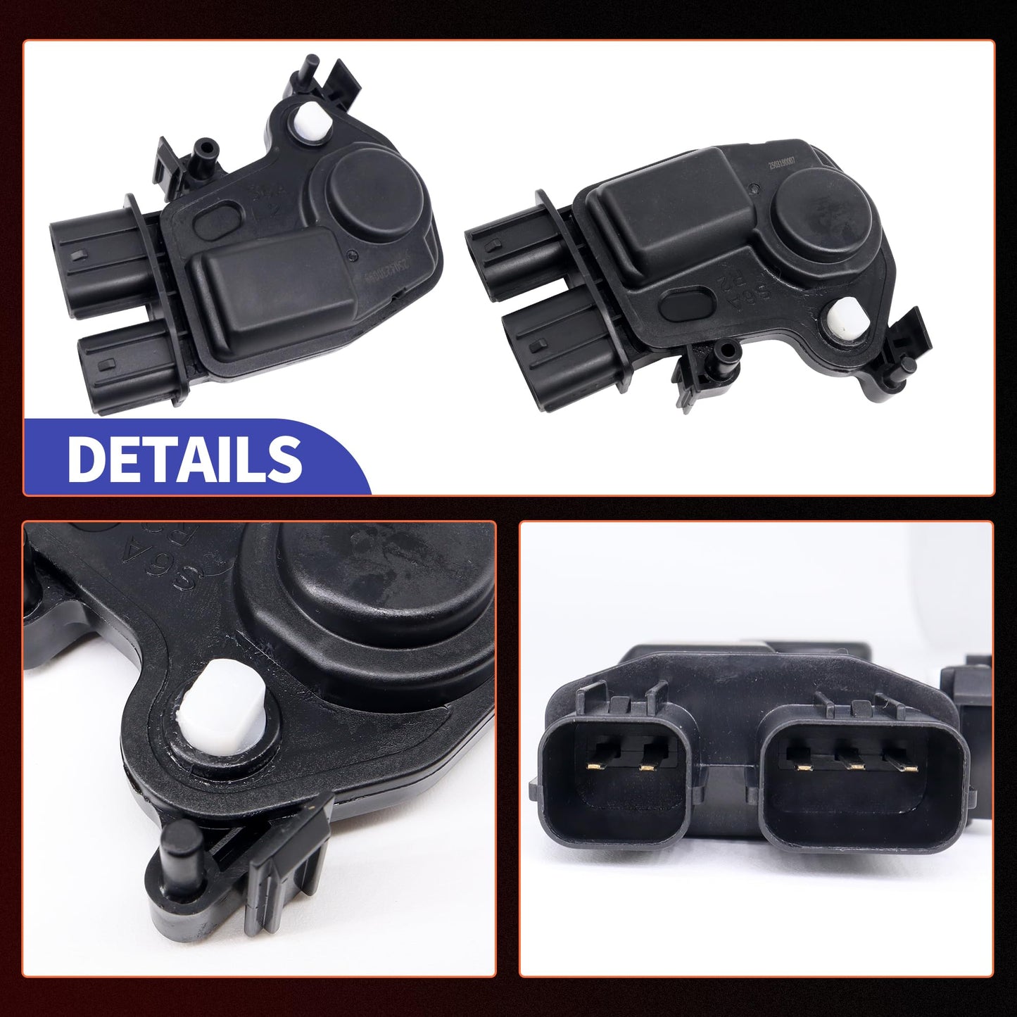 HiSport 72155-S5P-A11 Door Lock Actuator Motor Front Left & Right - Compatible with Honda Accord 2003-2007 Civic 2001-2005 CR-V 2002-2006 Odyssey 2005-2009 Pilot 2003-2008 Acura RSX 2002-2006