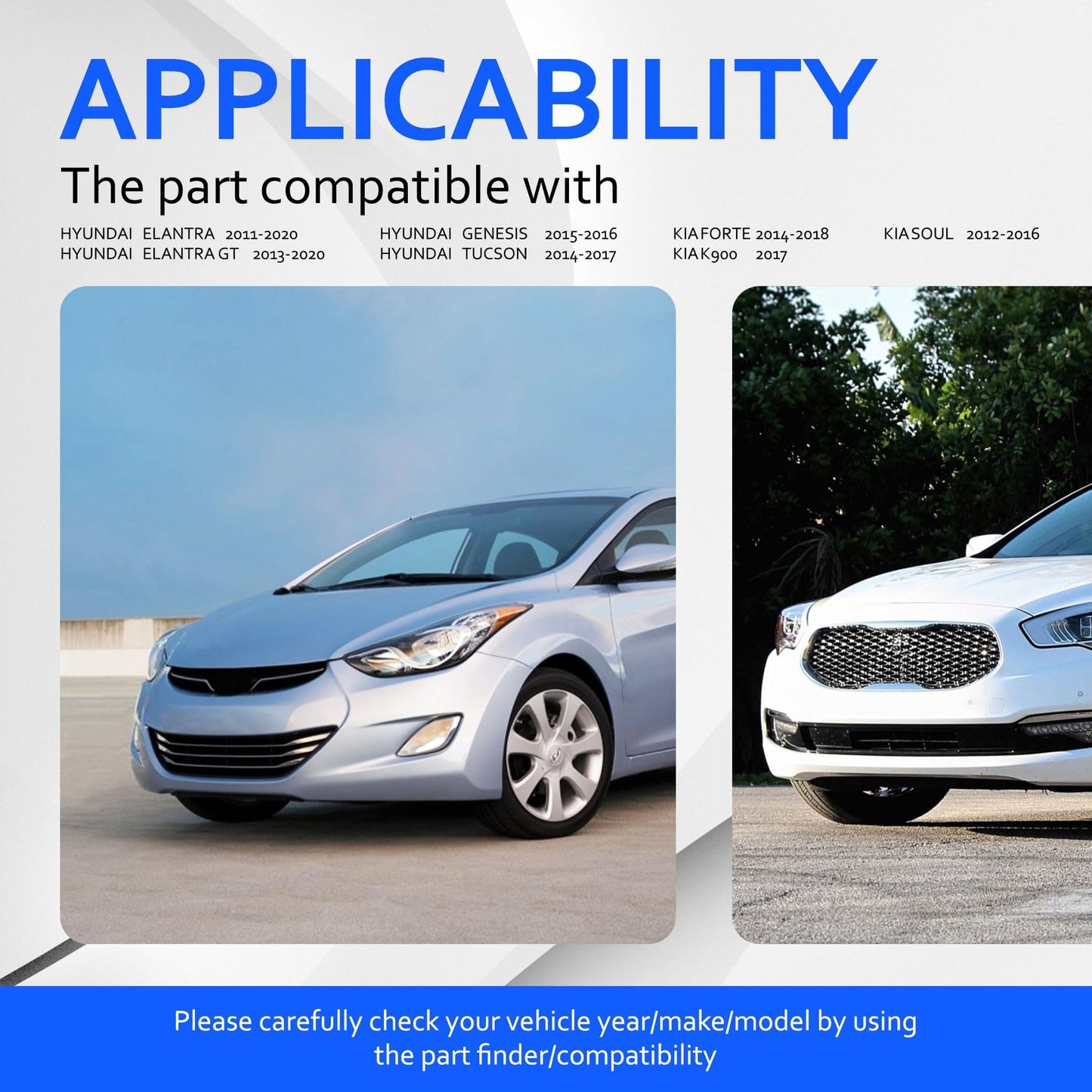 HiSport EVAP Vapor Canister Purge Valve Solenoid - Compatible with Hyundai Elantra 2011-2020,Elantra GT 2013-2020,Genesis 2015-2016,Tucson 2014-2017;Kia Forte 2014-2018,K900 2017,Soul 28910-2E000