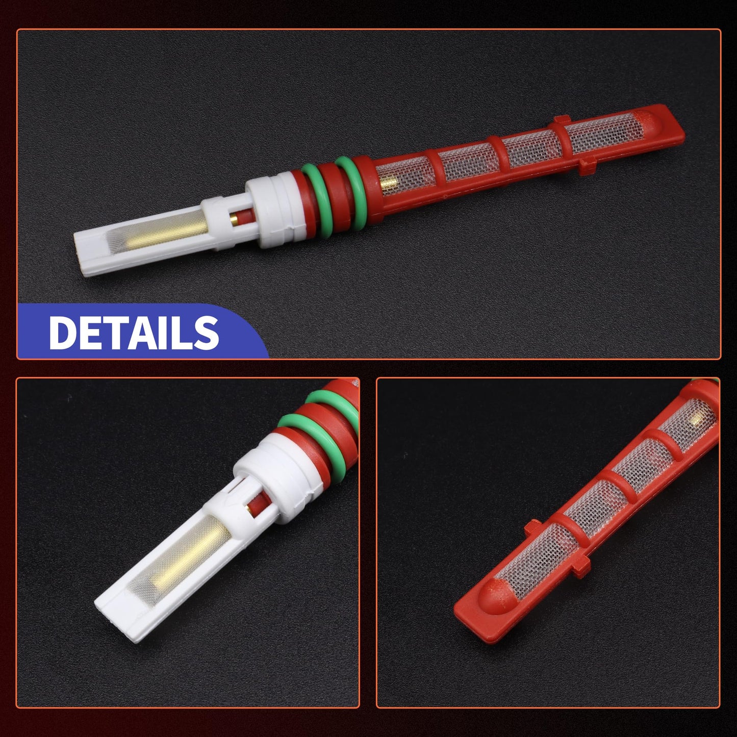 HiSport A/C Orifice Tube - Compatible with Ford Lincoln Mercury Replaces EX3000C EC52614G9 4883839AA 9774724000