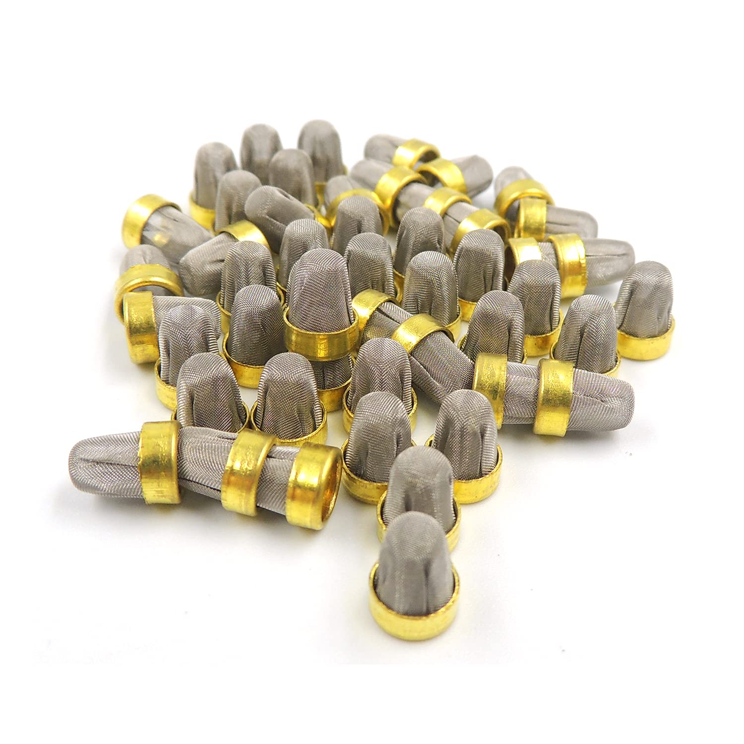 HiSport Stainless Steel Fuel Injector Filter Basket Pack of 50,IC619SS Compatible with Aisan fuel injector Universal Repair Set CF165S - HiSport