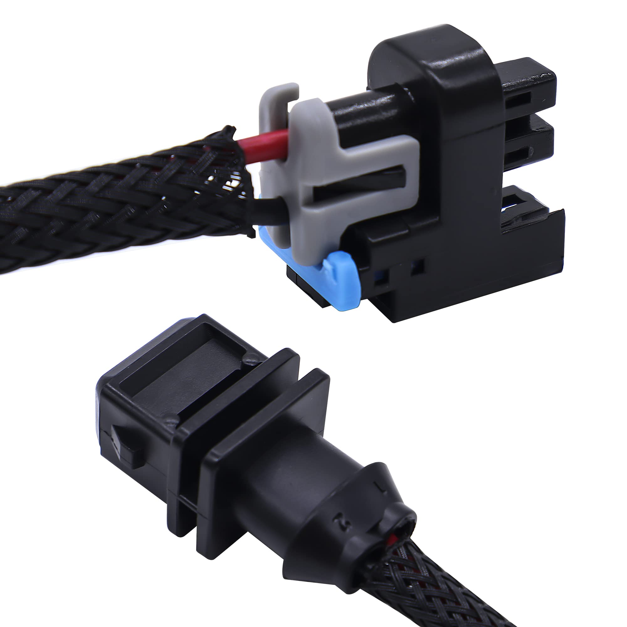 HiSport Fuel Injector Connector 8 PCS Pigtail Connectors Wire Compatible with Jetronic EV1 to Mini Delphi Multec - HiSport