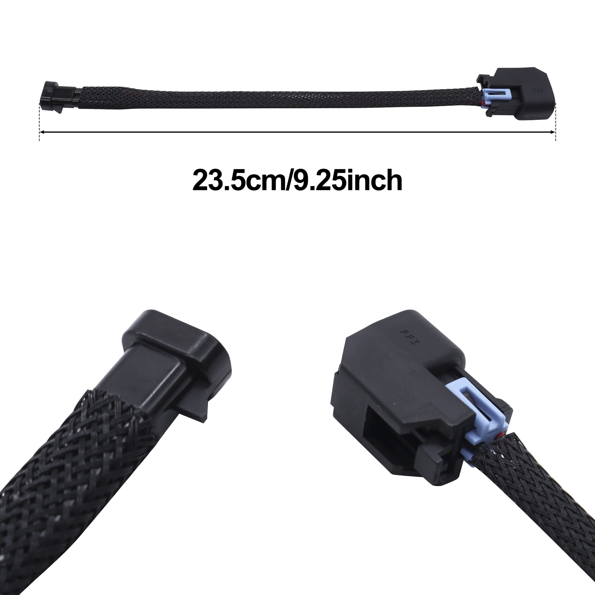 HiSport Fuel Injector Connector 8 PCS Pigtail Connectors Wire Terminals WAINJ32 Compatible with Mini Delphi Multec 2 Harness to USCAR EV6 - HiSport