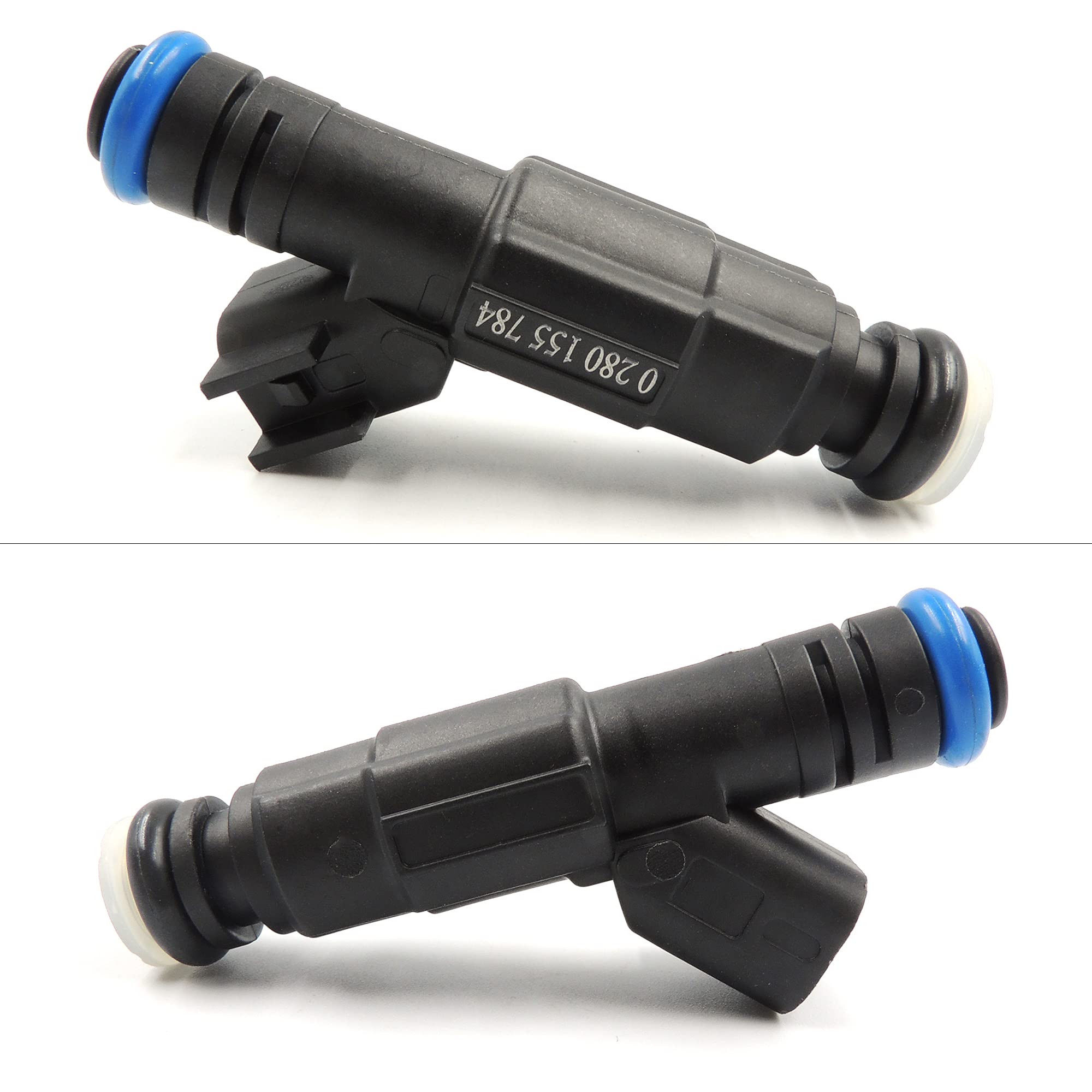 HiSport Fuel Injector 0280155784 Compatible with Cherokee 1999-2004 4.0 4-Hole Fuel Injectors(1 Pack) - HiSport