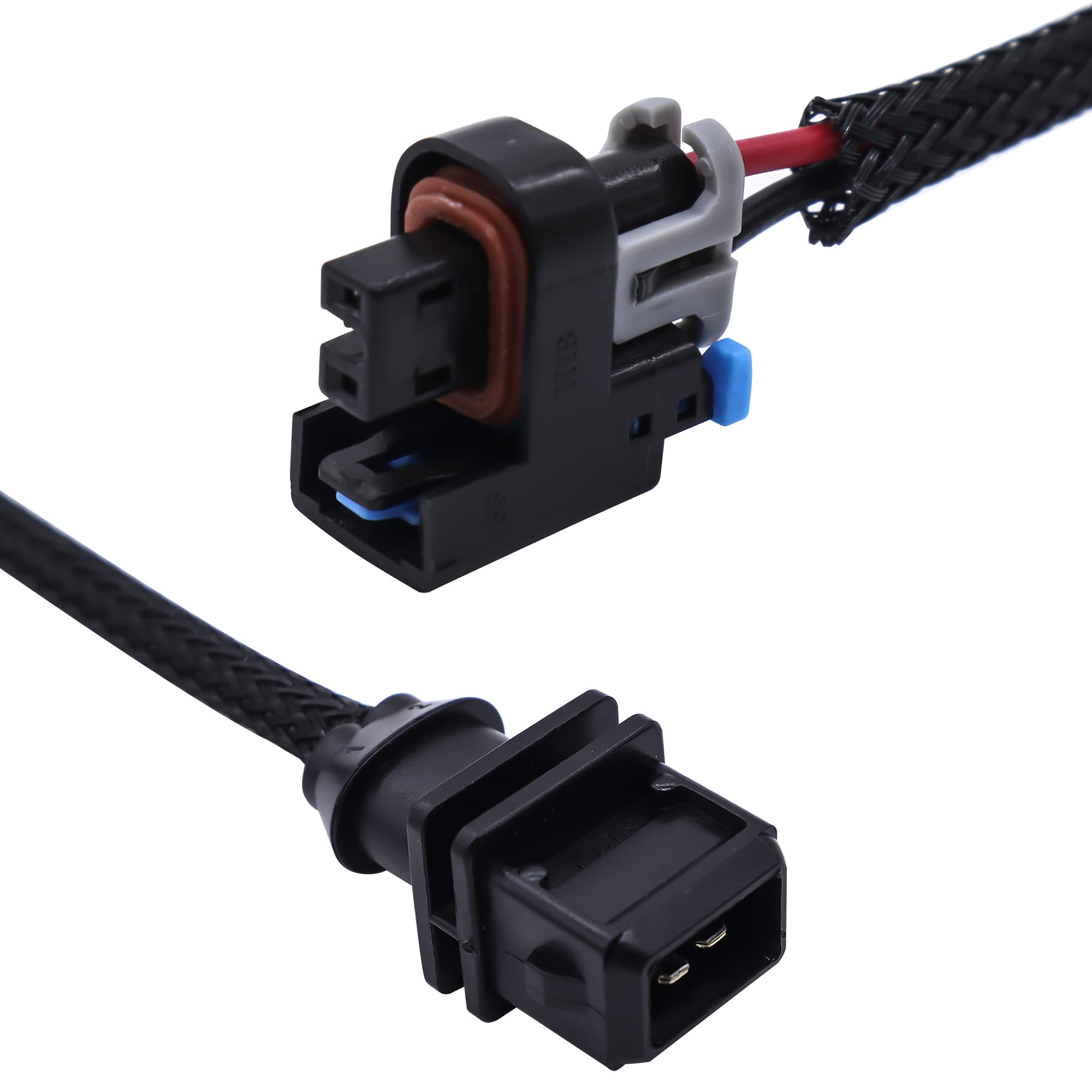 HiSport Fuel Injector Connector 8 PCS Pigtail Connectors Wire Compatible with Jetronic EV1 to Mini Delphi Multec - HiSport