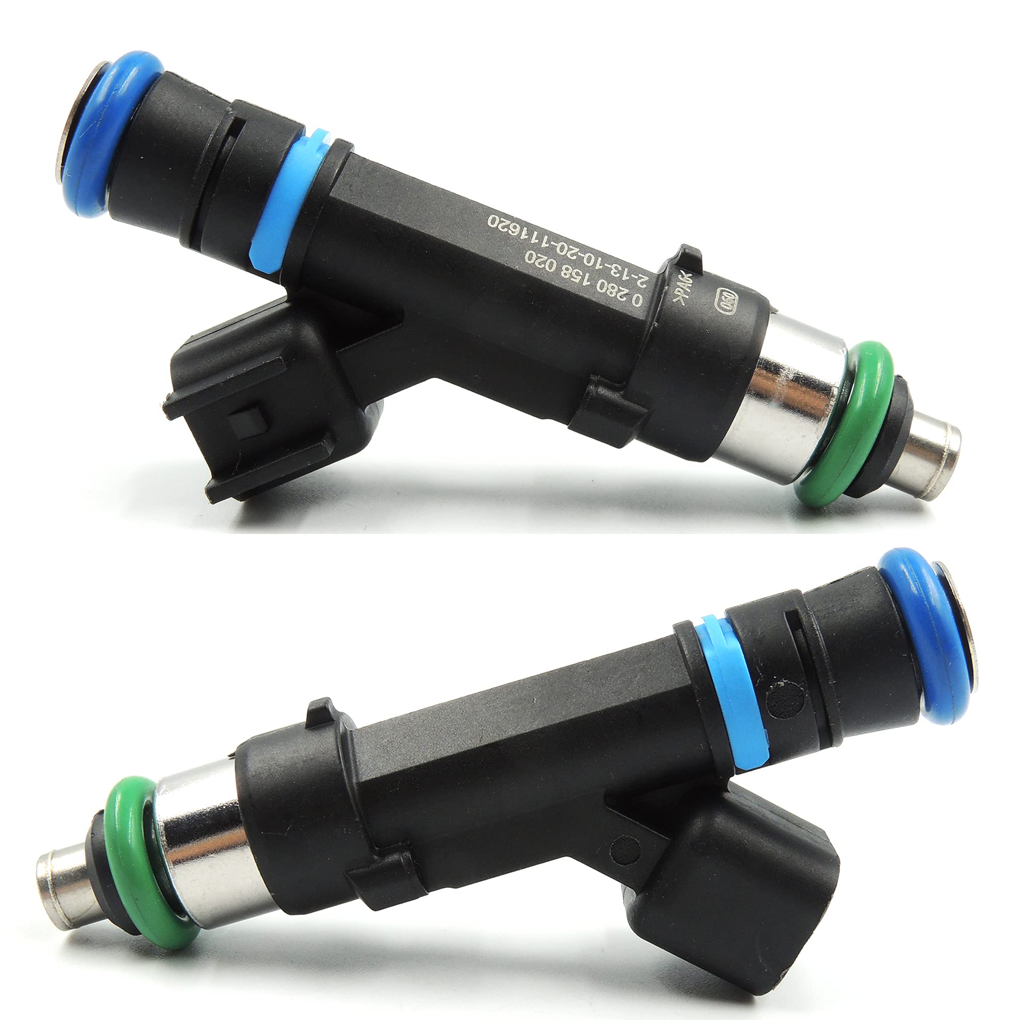 HiSport Fuel Injector 6 PCS 0280158020 Compatible with Dakota Mitsubishi Liberty Jeep Dodge 3.7L - HiSport