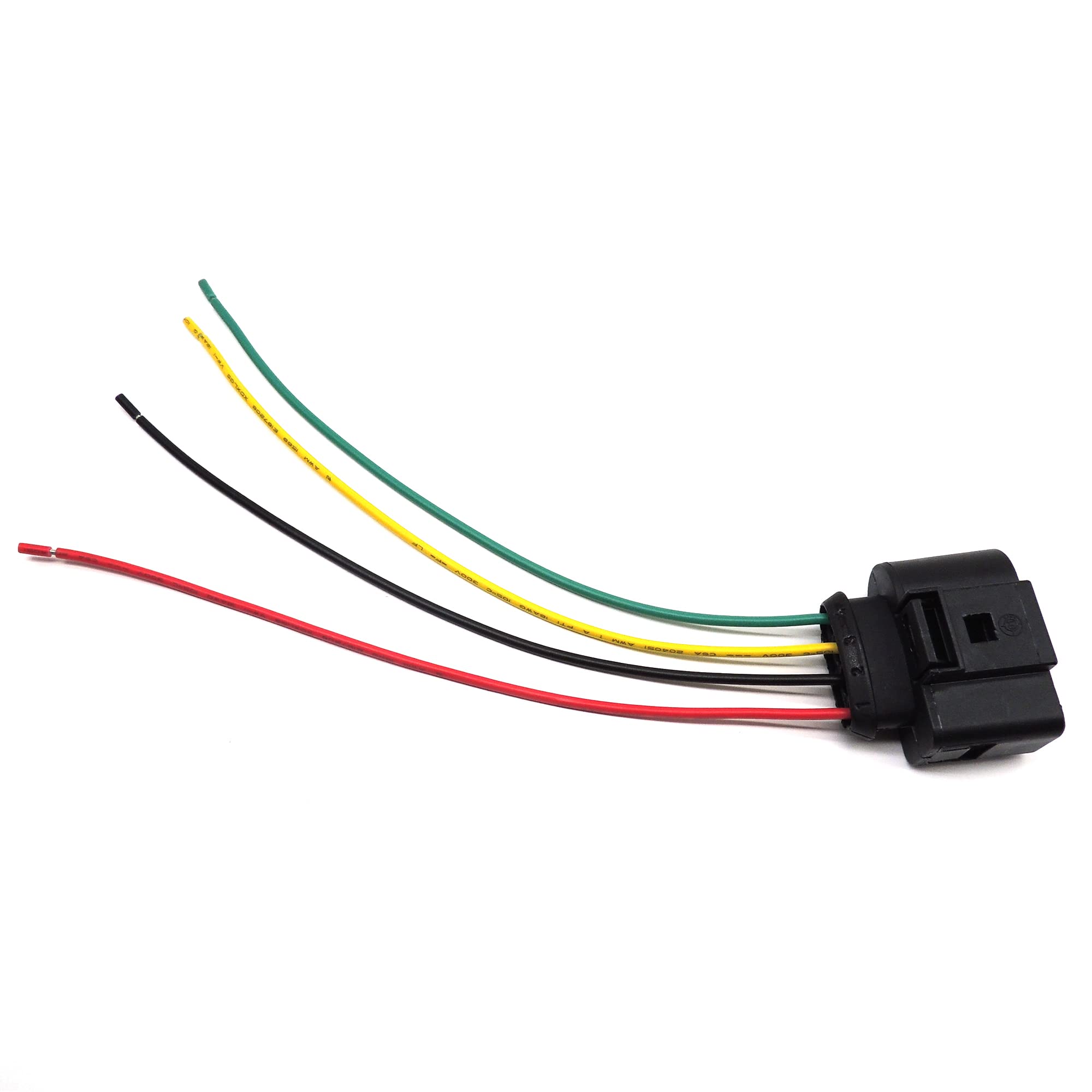HiSport 4Pcs Ignition Coil Female Connector Plug Harness Pigtail - 1J0973724 Compatible with Audi VW Jetta Passat - HiSport