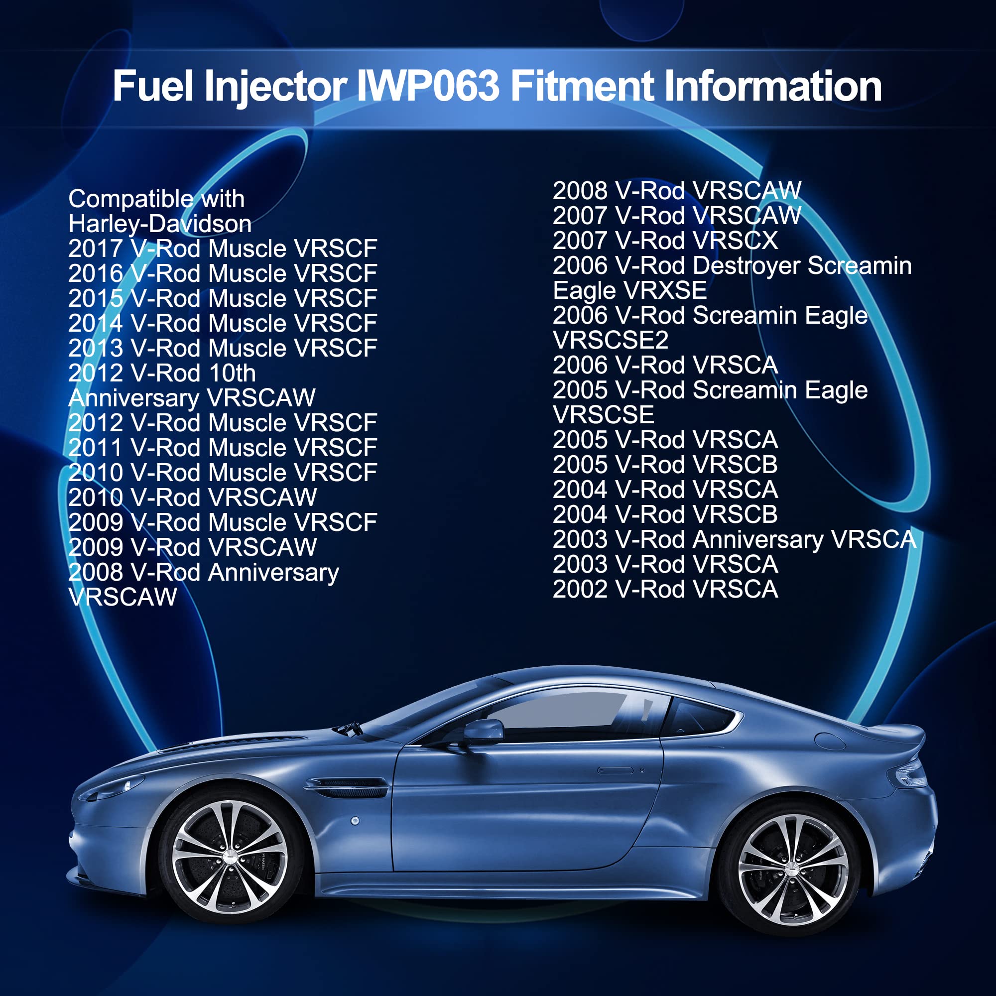 HiSport Fuel Injector IWP 063 - Compatible with Twin Power 5.6 g/s Replaces 27665-01/A - HiSport