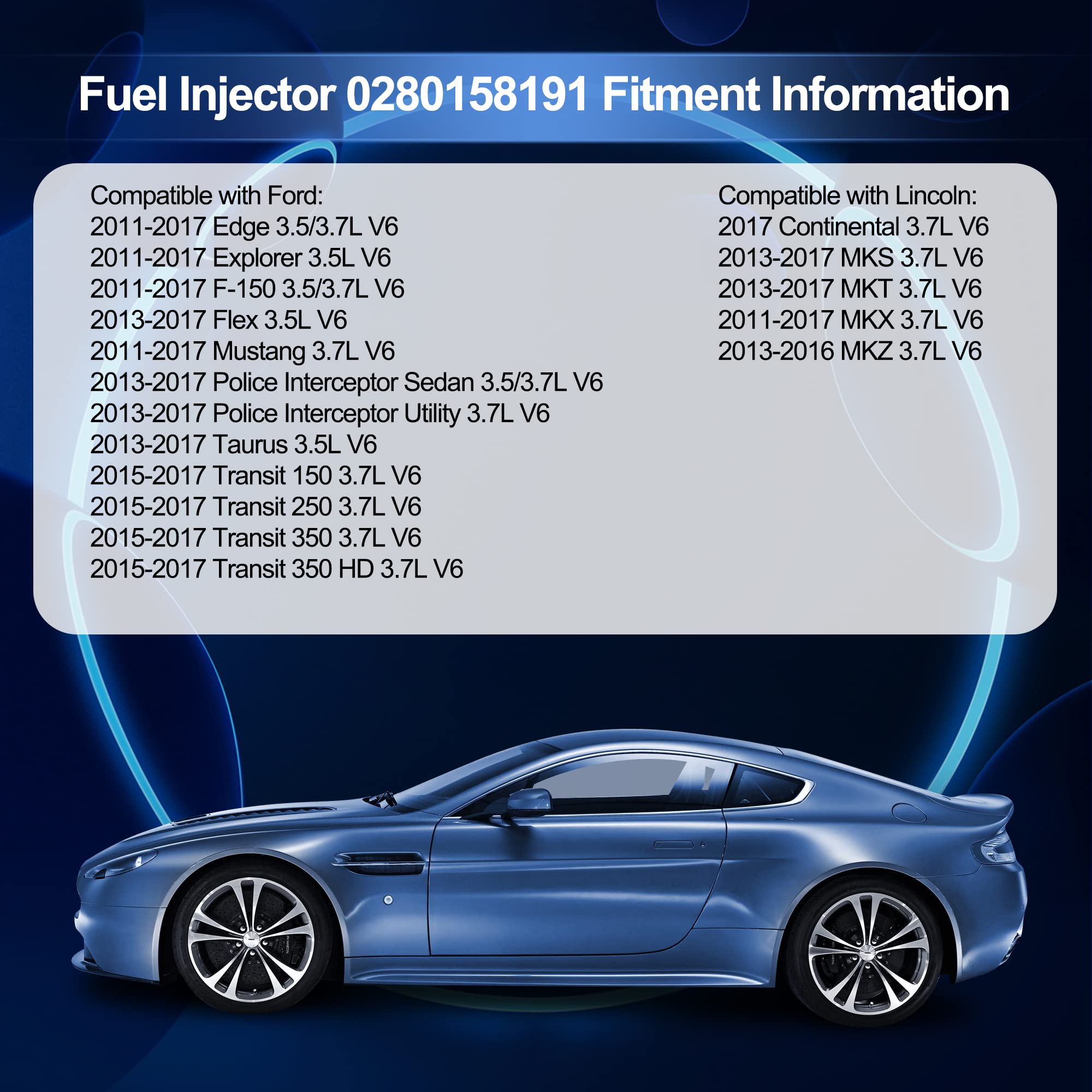 HiSport Fuel Injector 96487553 Compatible with Chevy Aveo 1.6L 2006-2007-2008 Replaces 832-11197 1 PCS - HiSport
