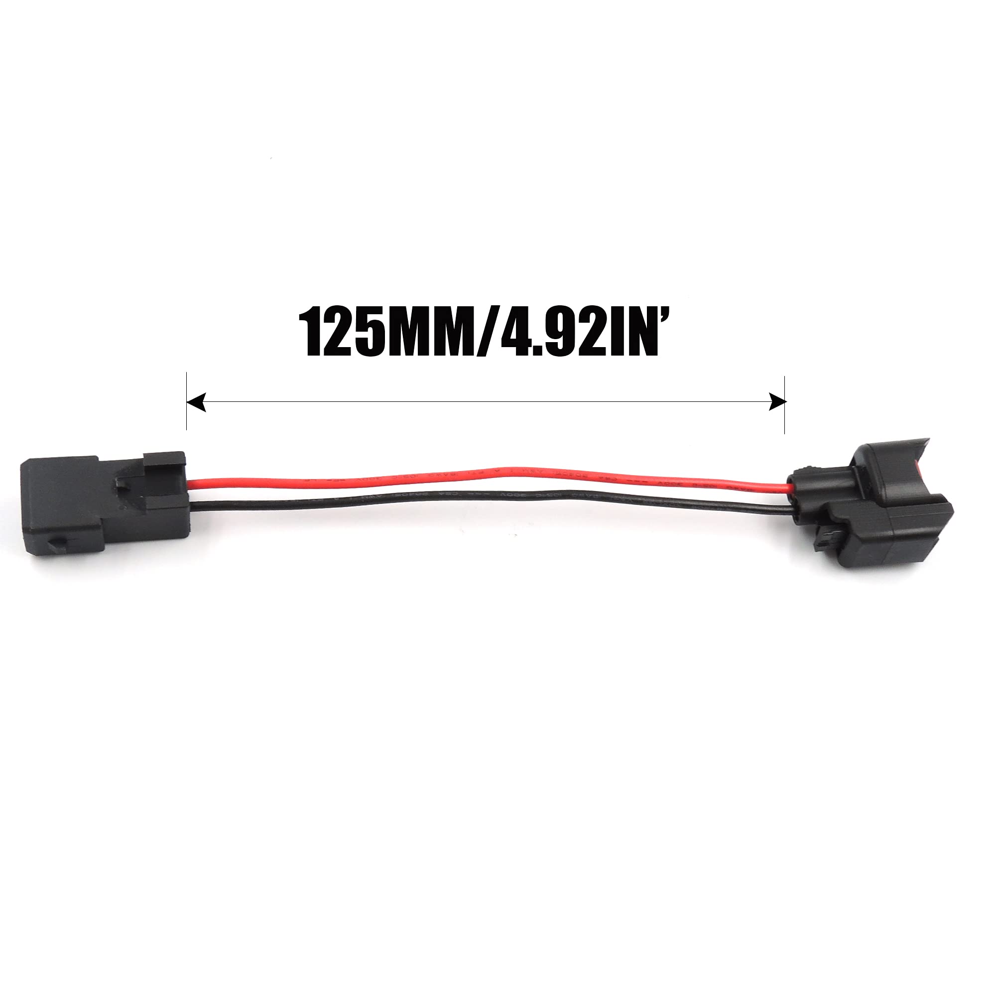 HiSport Injector Adaptors Plugs Connectors EV6 to EV1 Harness PnP Adapter Wiring Harness for Fuel Injector adapter 4Pcs - HiSport