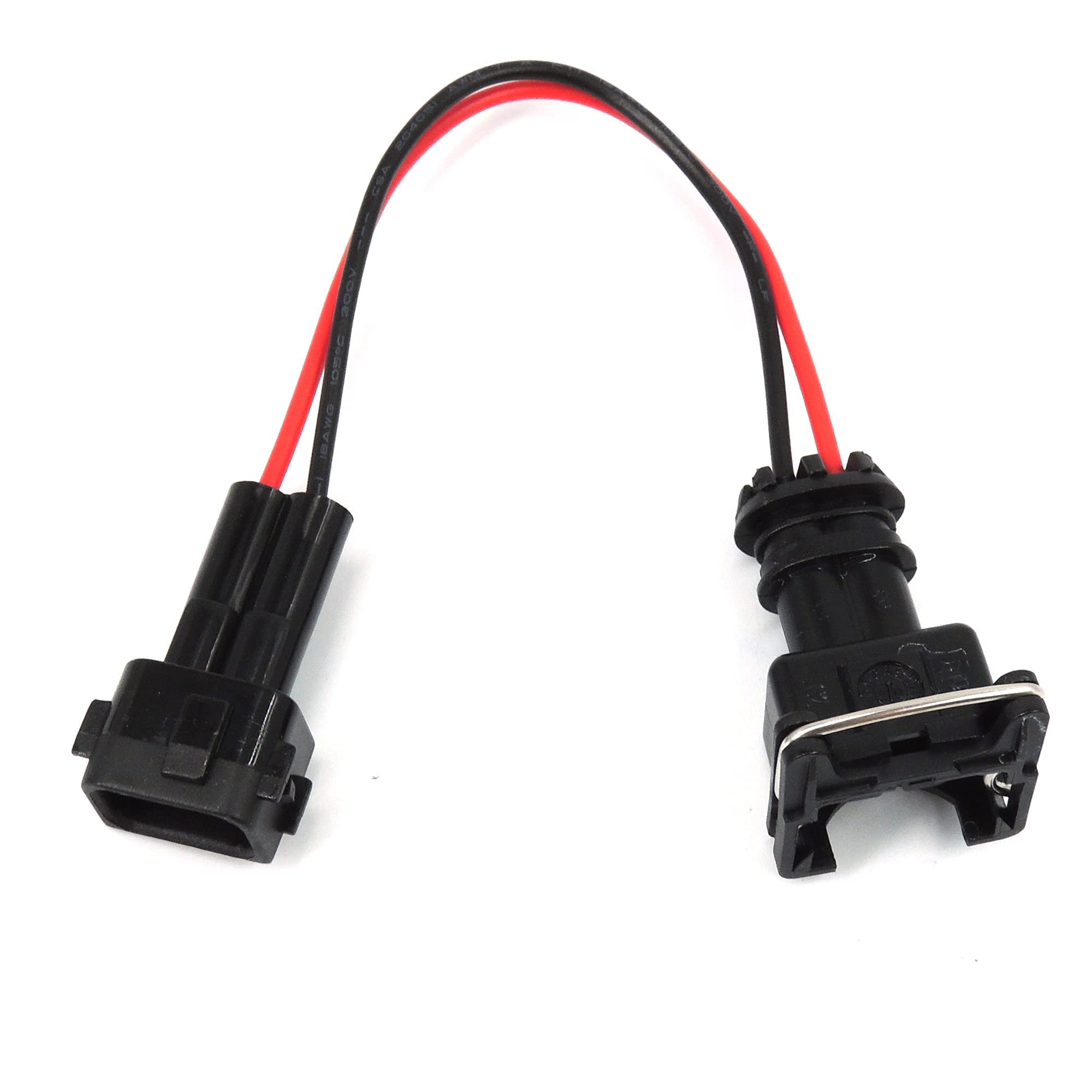 HiSport Injector Adaptors Plugs Connectors Harness OBD2 TO OBD1 EV1 Fuel Injector Replacement for Honda Acura 4Pcs - HiSport