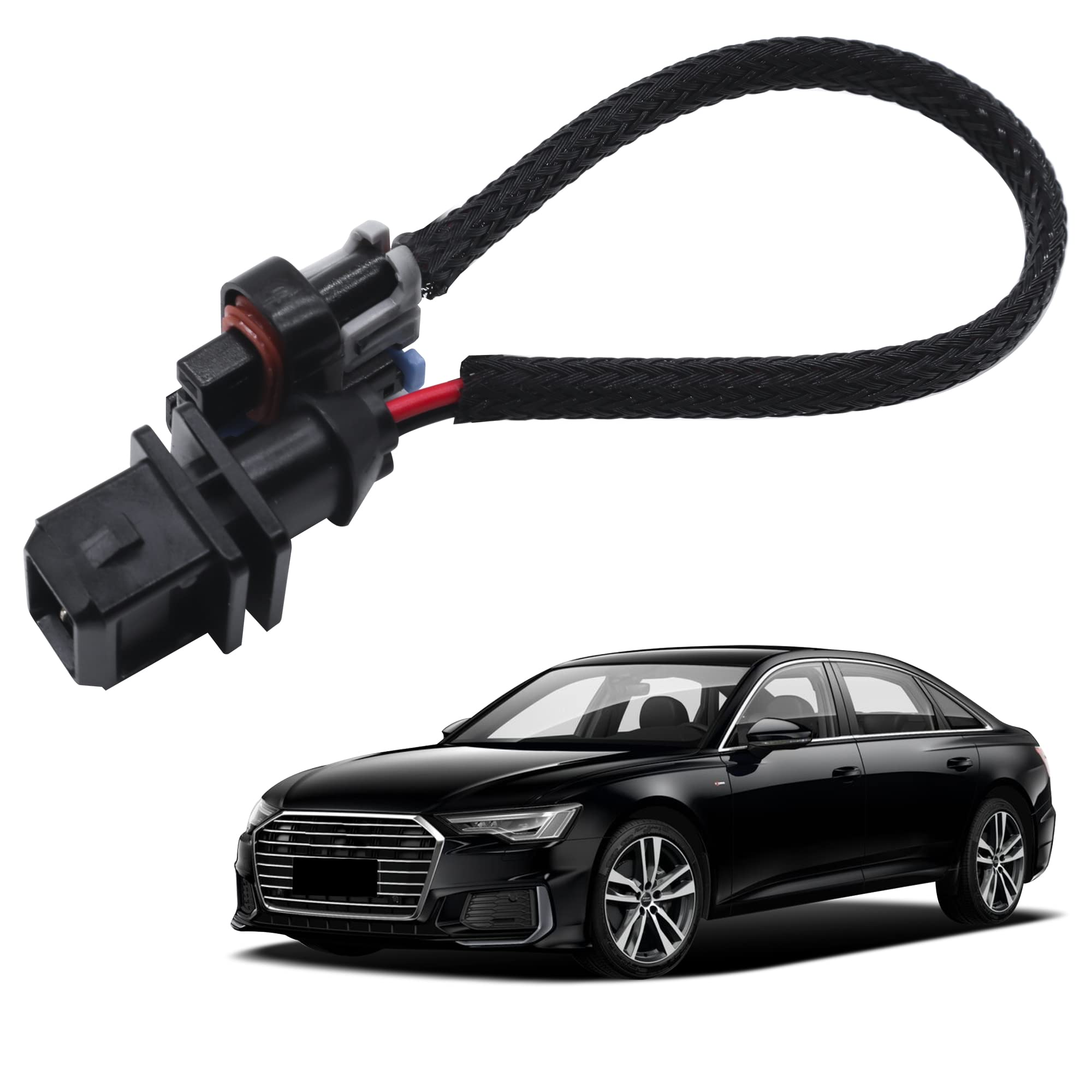 HiSport Fuel Injector Connector 8 PCS Pigtail Connectors Wire Compatible with Jetronic EV1 to Mini Delphi Multec - HiSport