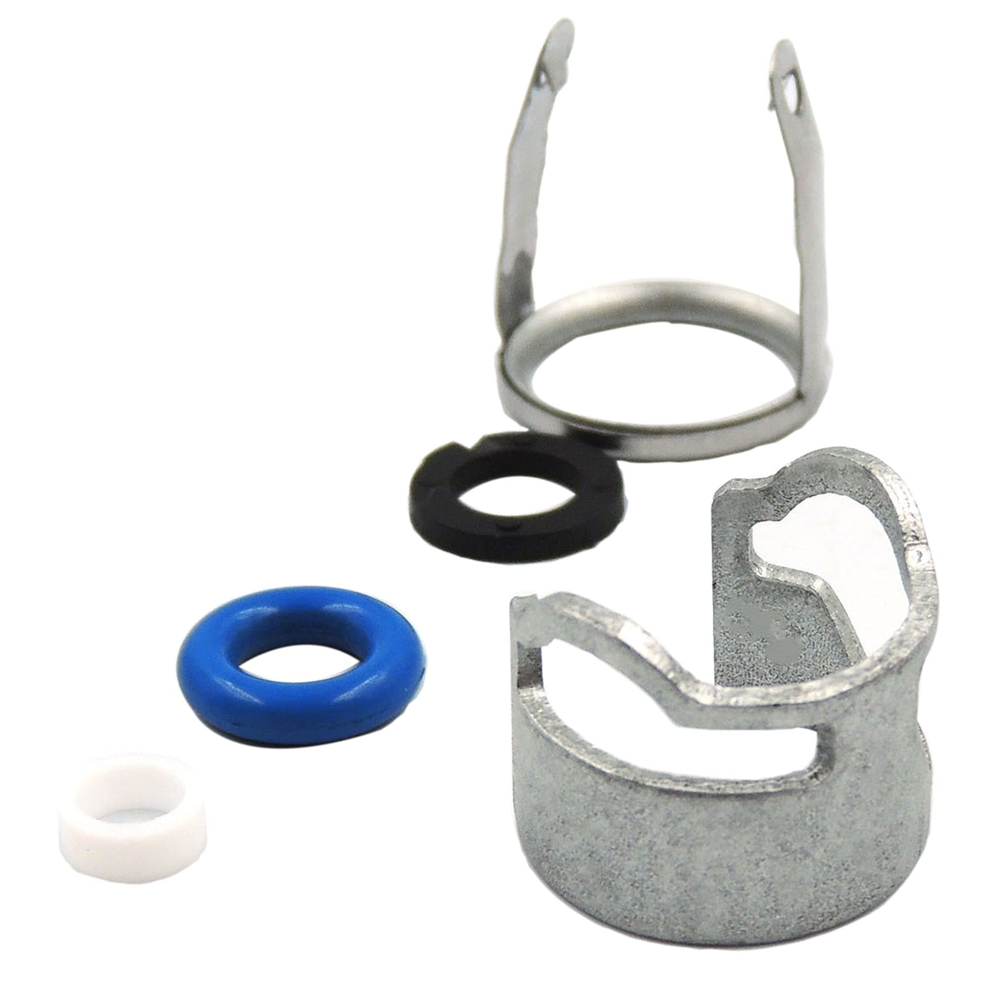 HiSport 06E998907G Fuel Injectors Seals Repair O-Ring Kit -Compatible with VW Audi A4 A5 A6 A8 Q7 Touareg (6 pcs)