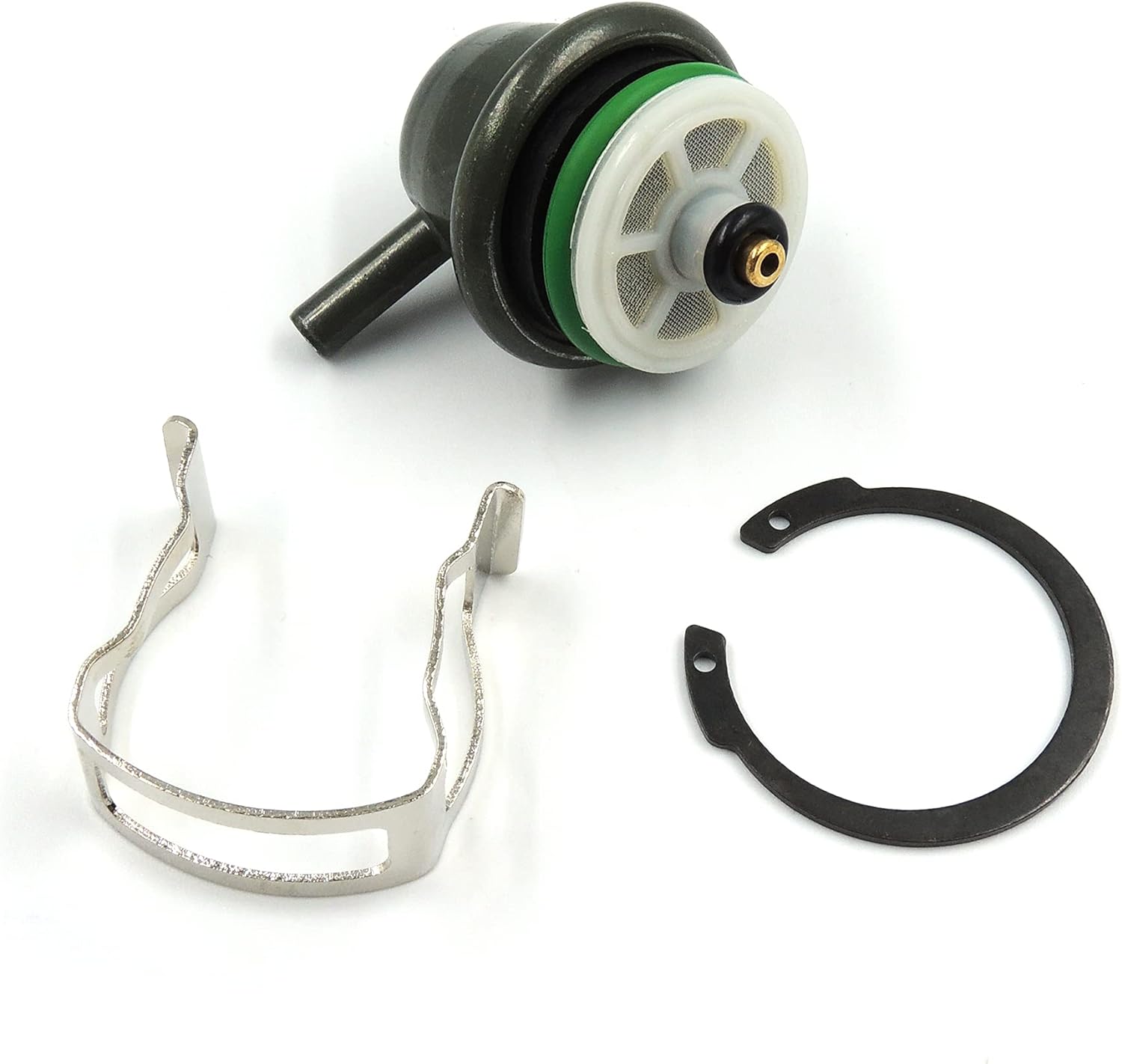 HiSport Fuel Injection Pressure Regulator - Kit with Clip and Snap Ring, 4.0BAR, Replaces 217-3073 PR203 PR155 FP10075 5G1052 5G1070 5G1404
