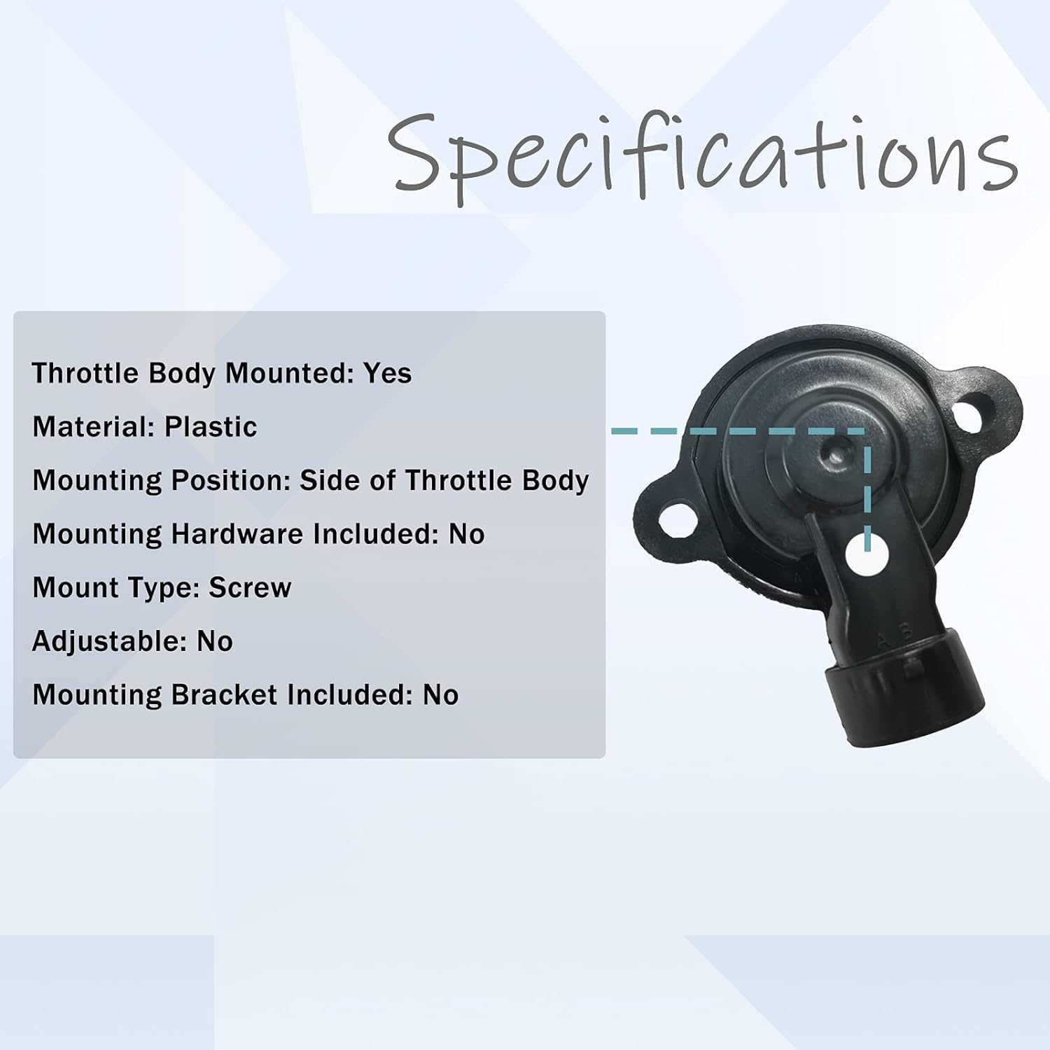 The Throttle Position Sensor Breaking is Most Likely Caused by The Idle Air Control Valve at The Same time