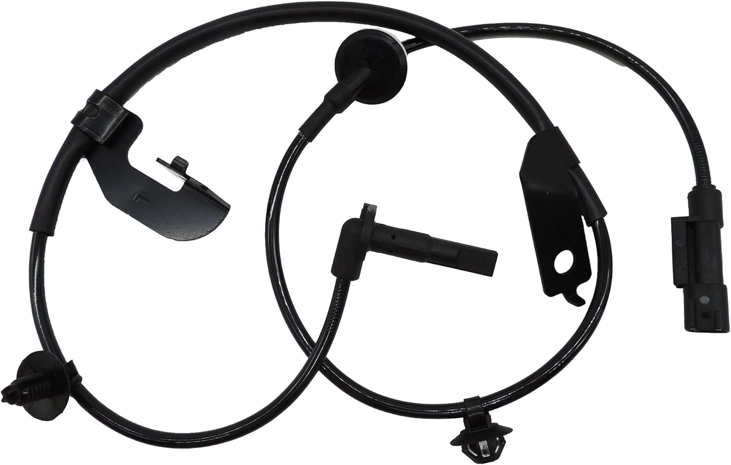 HiSport Front Left ABS Wheel Speed Sensor - Compatible with Dodge Caliber 2007-2012 / Jeep Compass 2007-2016 Patriot 2007-2017, Replaces ALS2088 5105573AB