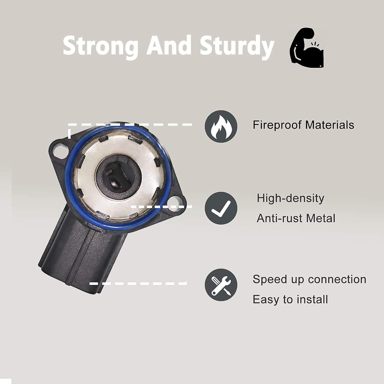 Throttle Position Sensor TPS274 Compatible with Ford Mercury Ka EcoSport Replace 89054618 14149 SS10528 DY871 TPS274 2132722 5S5127 717627 988F9B989BB