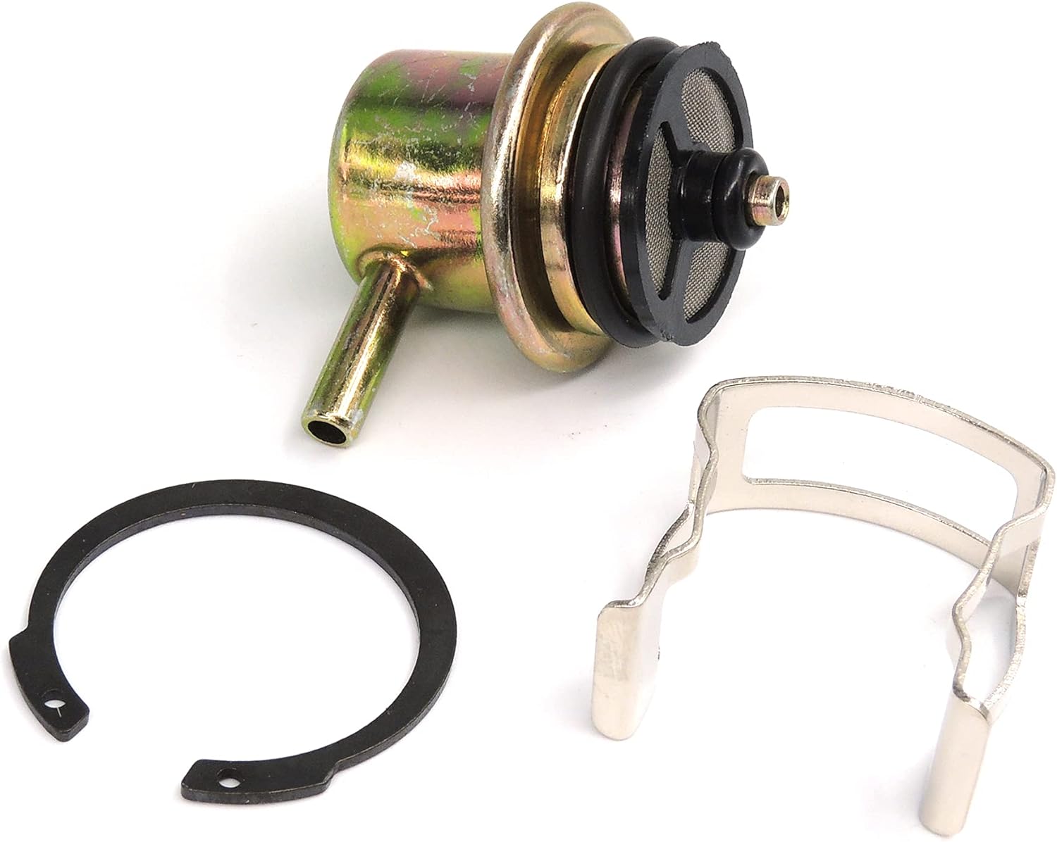 HiSport Fuel Injection Pressure Regulator - Kit with Clip and Snap Ring, 3.8BAR, Replaces 19236428, 2173299