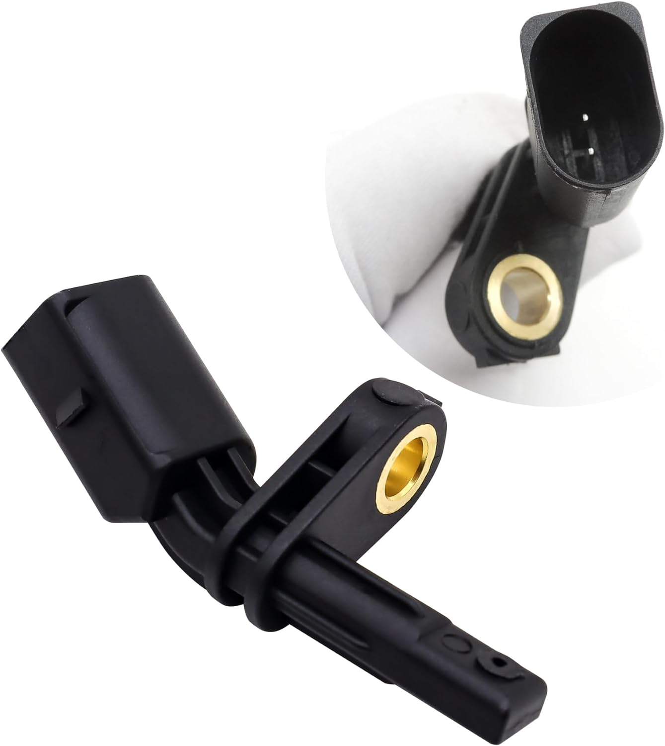 HiSport ABS Wheel Speed Sensor - Front Left Location, Compatible with Selected Models of Audi/Volkswagen, Replaces WHT003857 ABS260 ALS430T