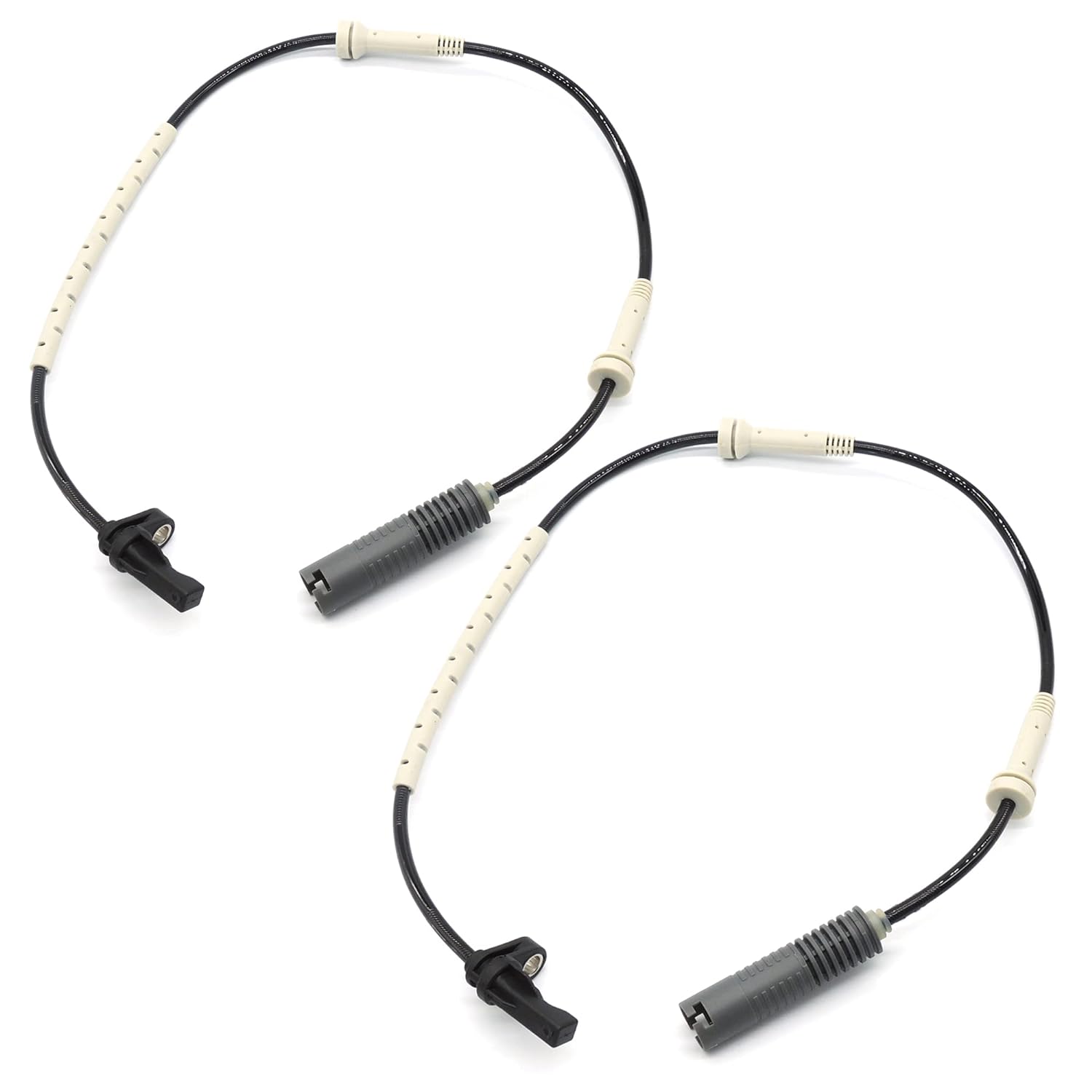 HiSport ABS Wheel Speed Sensor 34526760424 Front Right Left - Compatible with BMW 128i 323i 325i 328i E90, Replaces 34526760424 34526785020 0986594540