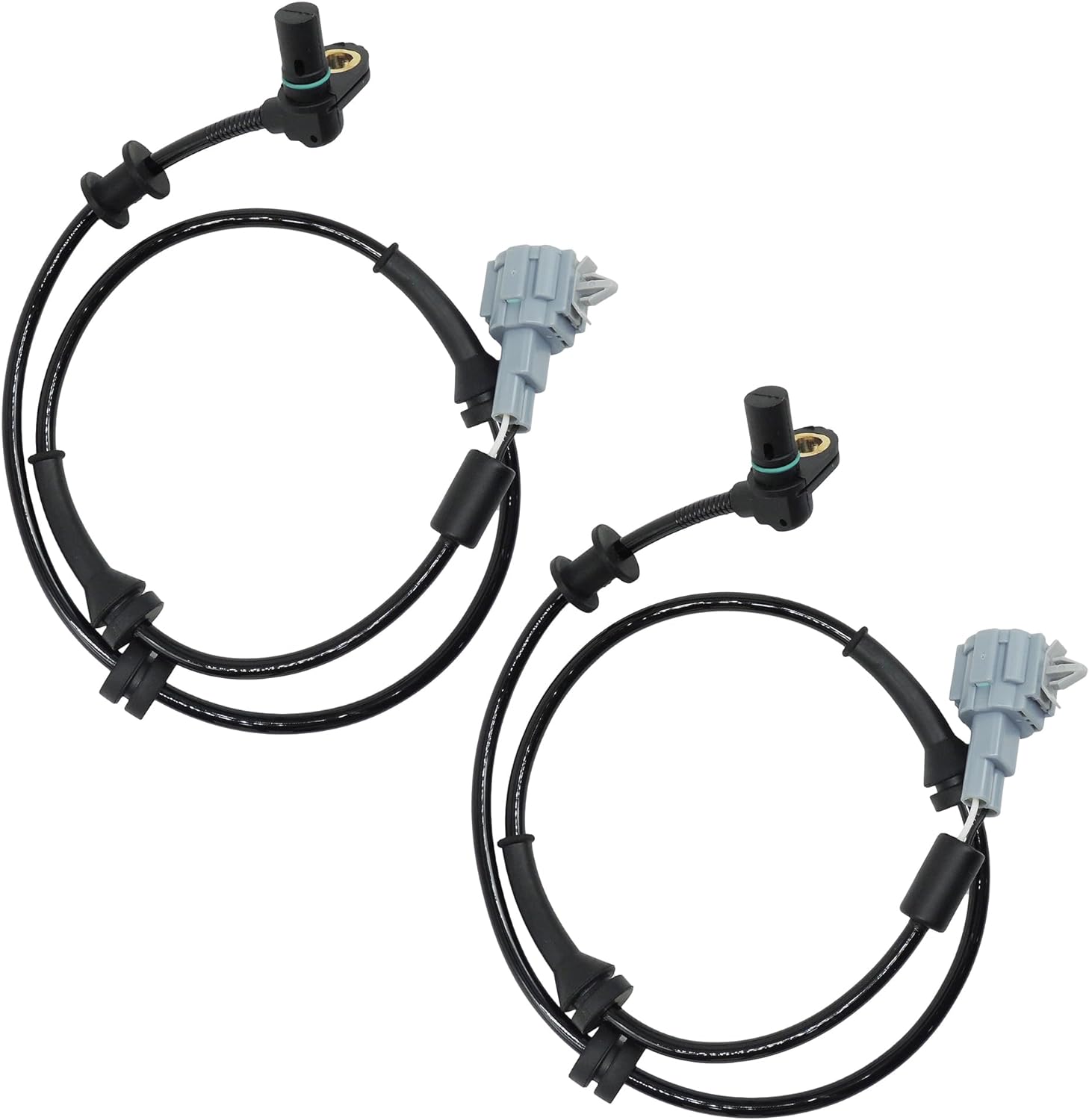 HiSport ABS Wheel Speed Sensor - 2Pcs/Set 479107S025 Front Left & Right, Compatible with Infiniti QX56 2004-2007, Nissan Armada 2005-2007, Pathfinder 2004, Titan 2005-2007