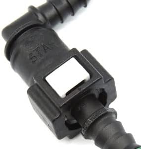 HiSport 5pcs Male Connector - Fuel Line Hose Straight Quick Release 7.89mm ID6 for Auto