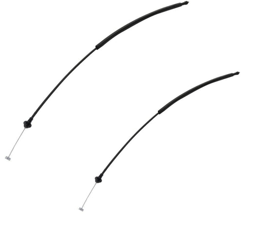 HiSport 924370 Door Latch Cable 2pcs Rear Left/Right Side - Compatible with Dodge Ram 1500 2500 3500 1998 1999 2000 2001 2002 - Replaces 55275106 15654942 924-370