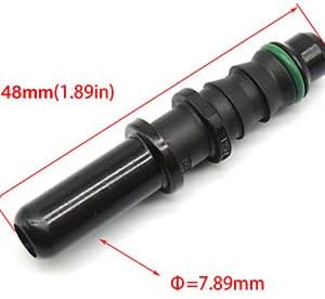 HiSport 5pcs Male Connector - Fuel Line Hose Straight Quick Release 7.89mm ID6 for Auto