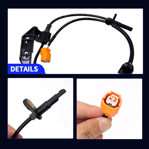 HiSport ABS Wheel Speed Sensor Rear Passenger Side Right ALS1033, 57470SCVA00 Compatible with Honda Element DX 2003-2004,EX2003-2011,LX 2004-2011,SC 2007-2010