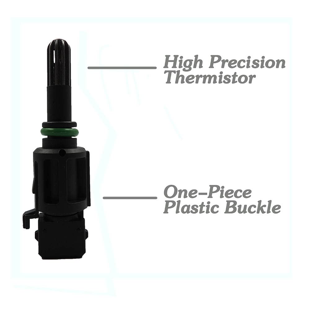 HiSport Air Intake/Charge Temperature Sensor IAT - 13621739510 Compatible with BMW 318I 323CI 325CI 328CI 330CI 525I 528I 530I 540I 740I 750IL 850CI M3 X3 X5 Z3 1995-2006 - Replaces 1739510