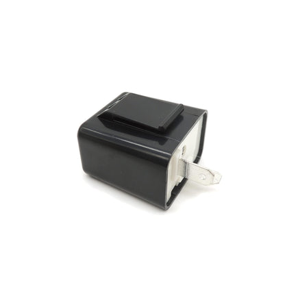 HiSport 12V 2 PIN Adjustable Waterproof Electronic Hazard Warn Flasher Relay Fix for LED Turn Signal Light Bulbs Replacement for Most Cars Motorcycles