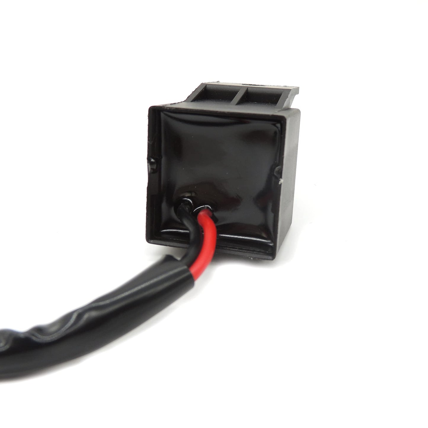 HiSport 2-Pin Electronic LED Flasher Relay Compatible with Most Honda, Kawasaki, Yamaha Motorcycles Fix Motorcycle Turn Signal Bulbs