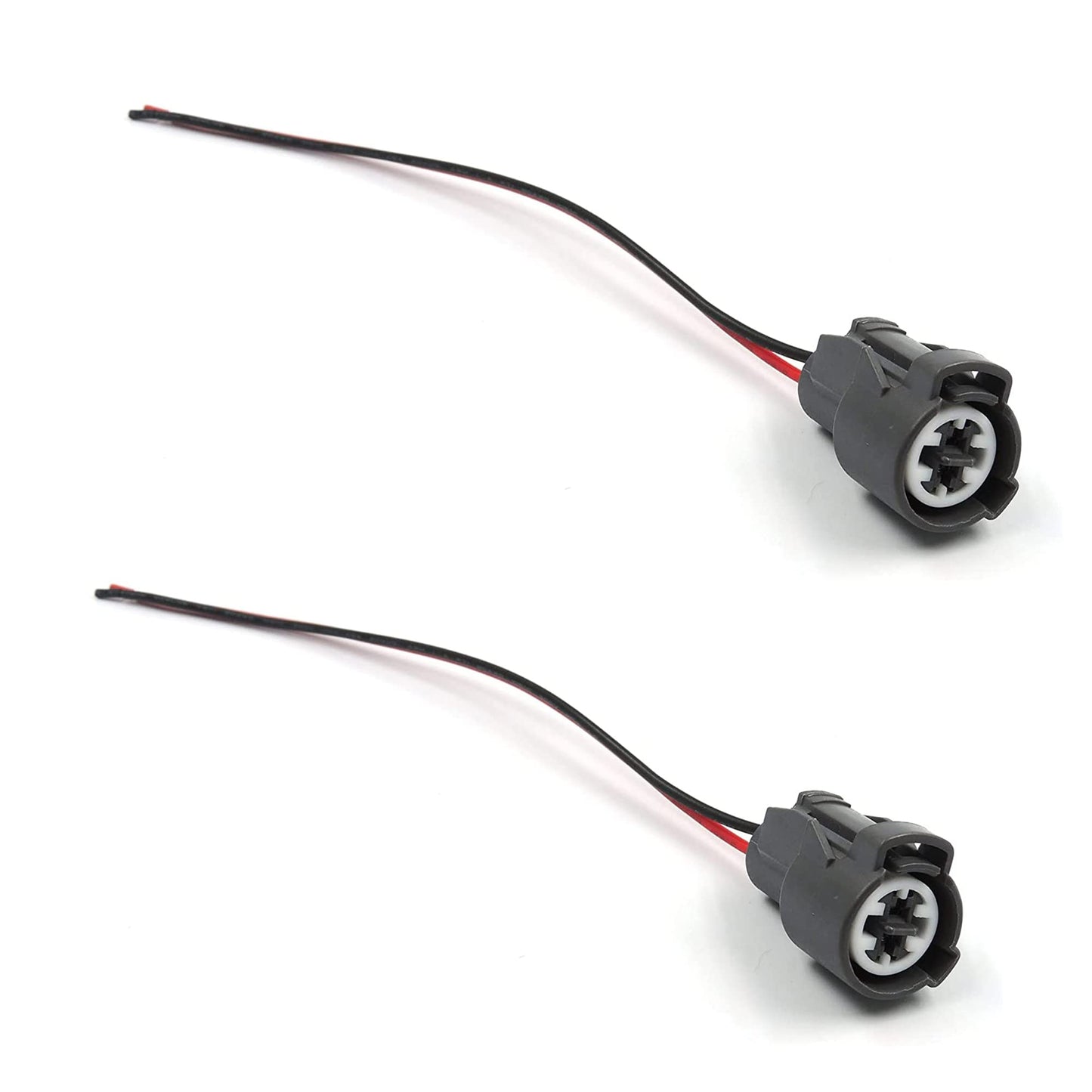 HiSport Coolant Temperature Sensor Plug Pigtail Connector - Compatible with Honda Civic Integra B/D/H/F Engines VTEC 6.7" Long 2pcs