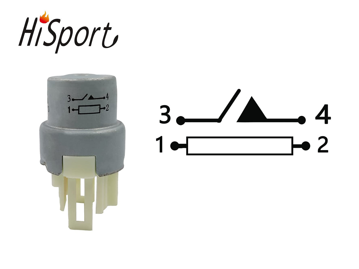909-90987-02004 Multi-Purpose Relay (Flashers) - Compatible with Toyota, Mitsubishi, Chrysler Swift More Replace RY51£¬9098702004£¬0567004810 Signal Light Assemblies£¨Standard Power Relay£©-HiSport