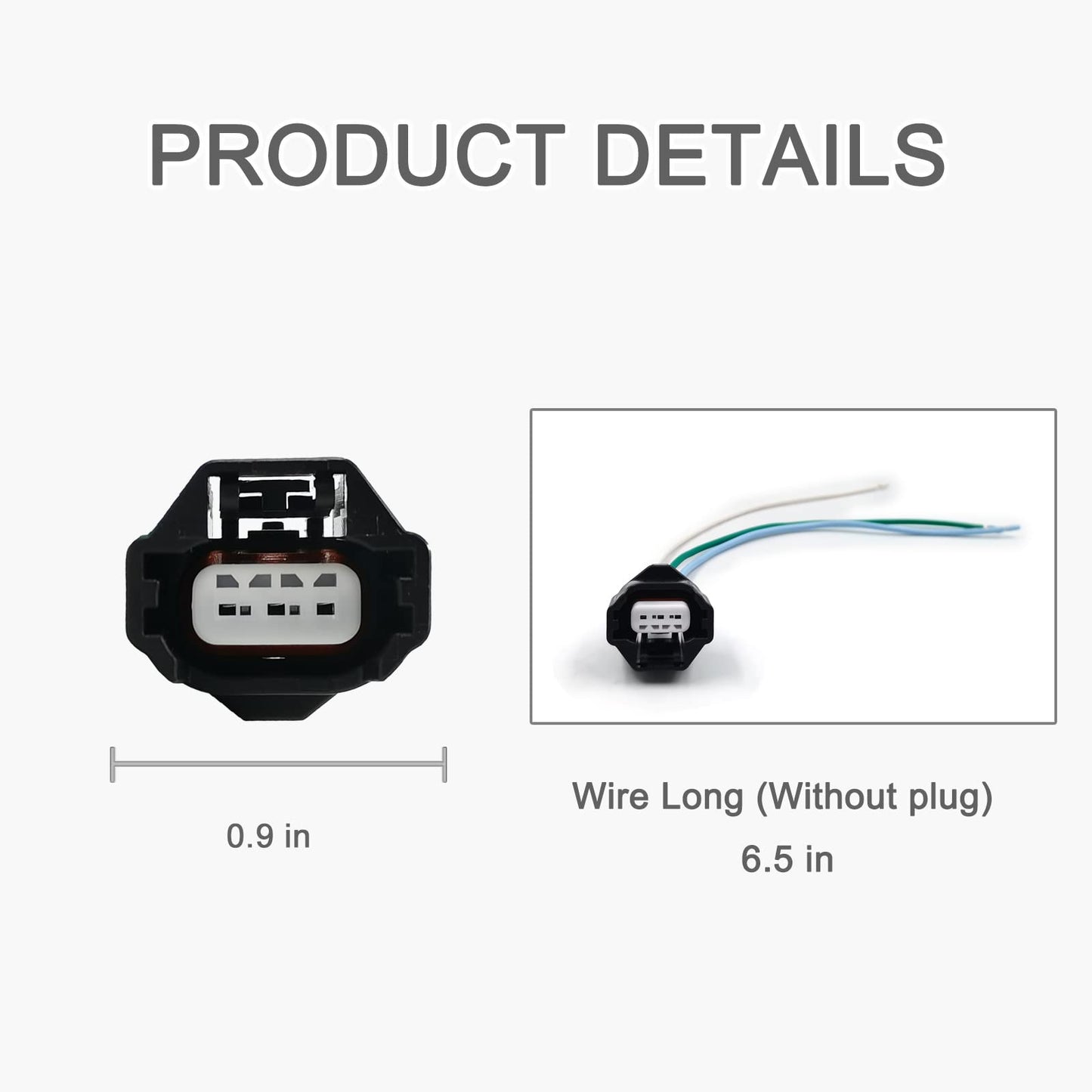 HiSport 237314M50B Pigtail Camshaft Position Sensor Connector Plug - Compatible with Infiniti Nissan - 237314M502