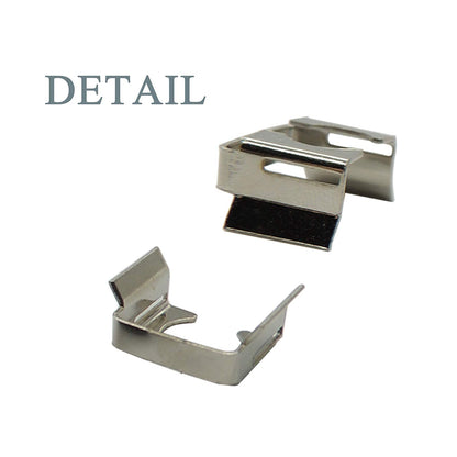 HiSport Fuel Injector Metal Retaining Clip Set of 4 Fuel Injector Locks / Fuel Rail Clip / Retainer Kit Universal