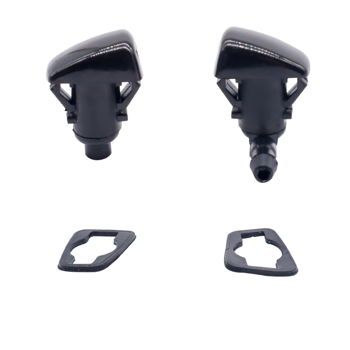 HiSport 8E5Z17603A Windshield Sprinkler Wiper Nozzle - Compatible with 2008-2012 Ford Fusion Compatible with 2008-2012 Lincoln MKZ Compatible with 2008-2011 Mercury Milan (Two Side)