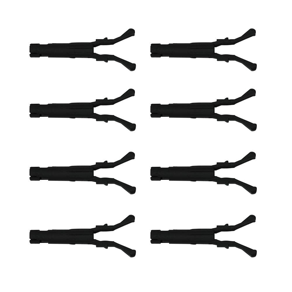 HiSport Retaining Clips Kit Replacement for Vortec Fuel Injector Compatible with Chevrolet GMC 4.3L 5.0L 5.7L (8 pcs/set)