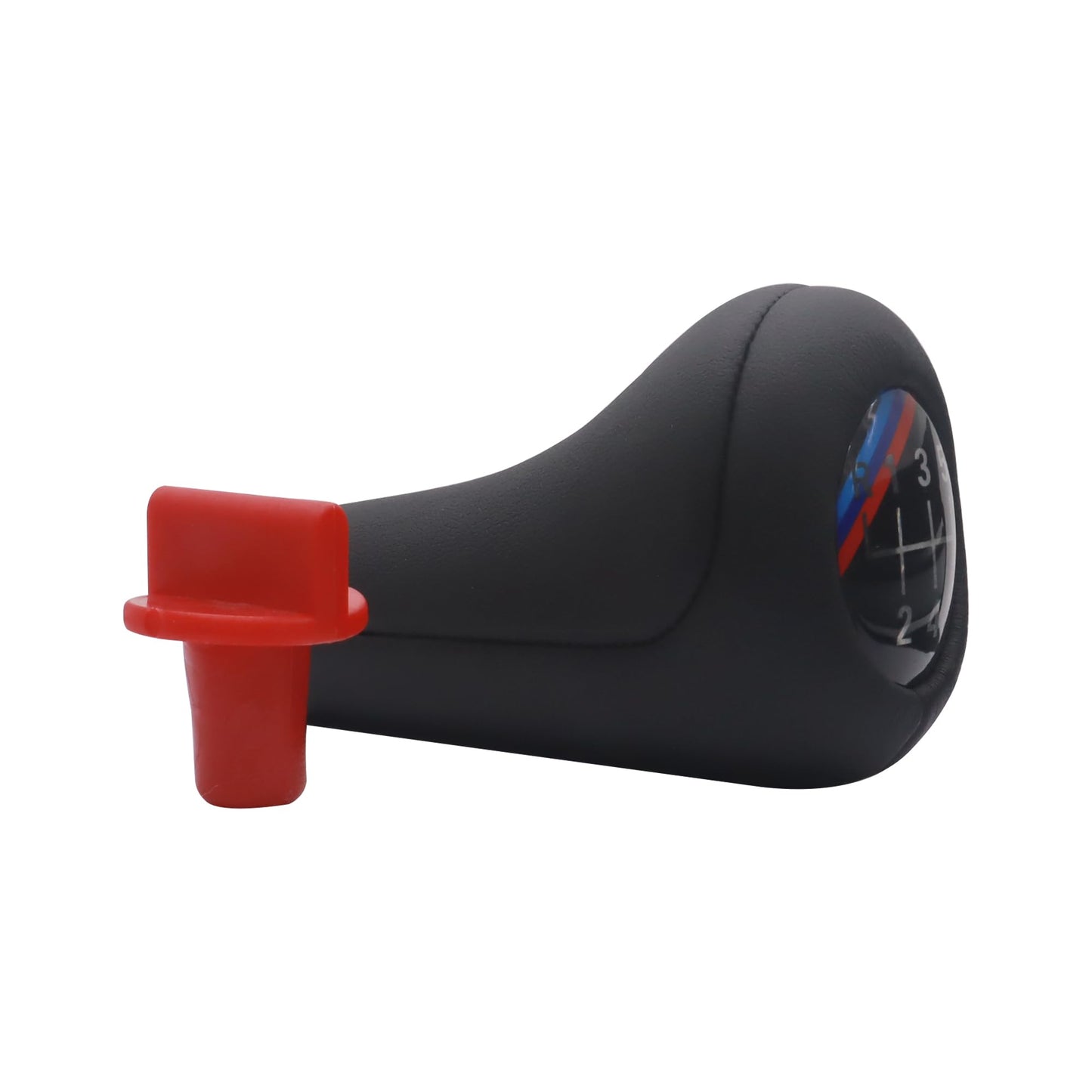 HiSport Gear Shifter Knob,5-Speed Leather Car Stick Shifting Knobs Shifter Lever Compatible with BMW E34 E39 M5 M3 M6 E36 E46 E21 E30 and Most Manual Transmission Vehicle