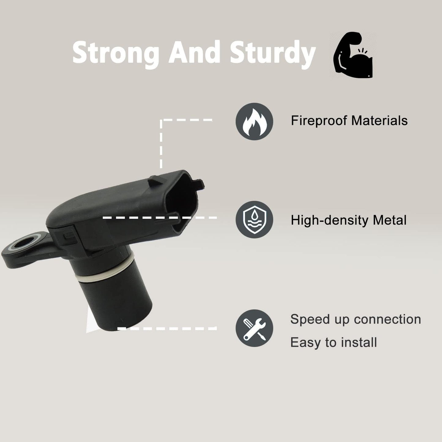 HiSport 12684186 Camshaft Position Sensor Compatible with Buick Enclave Lacrosse, Cadillac ATS CT4 CT6 CTS SRX STS XTS, Chevrolet Chevy Camaro Caprice, GMC Acadia Canyon, Saab 9-5,Saturn Outlook