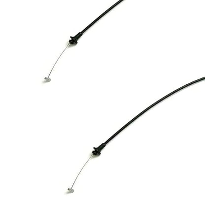 HiSport 924370 Door Latch Cable 2pcs Rear Left/Right Side - Compatible with Dodge Ram 1500 2500 3500 1998 1999 2000 2001 2002 - Replaces 55275106 15654942 924-370