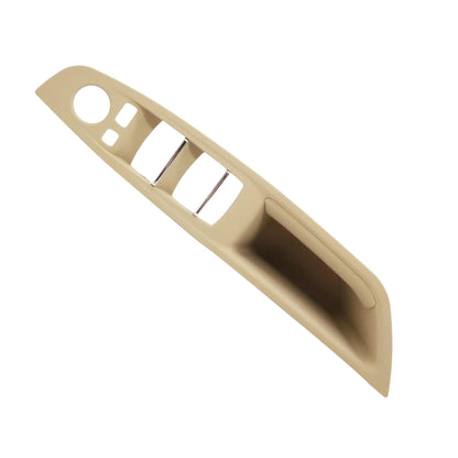 HiSport Beige Window Switch Armrest Door Panel Inner Interior Door Pull Handle Compatible with BMW 5 Series F10 F11 F18 520 523 525 528 530 535 2010 2011 2012 2013 2014 2015 2016#51417225875